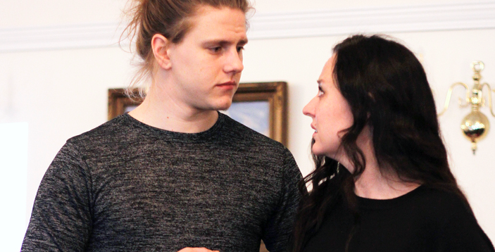 <p>REUNITED Real life newlyweds Gabe Guadagnin and Megan Hutton will reunite on stage for the first time since Spring Awakening in Conrad Beaubien’s Rosalia’s Piano.(Desirée Decoste/Gazette staff)</p>
