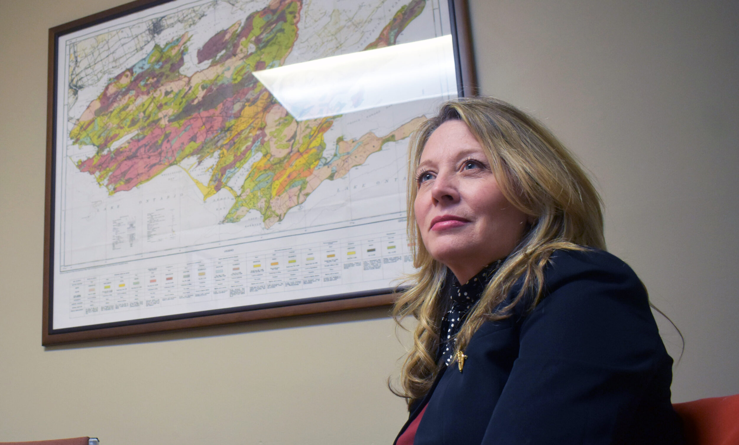 <p>Ontario NDP Leader Marit Stiles paid a visit to Picton last week during a stopover in the region to decry the Ford Government’s track record on healthcare. (Jason Parks/Gazette Staff)</p>

