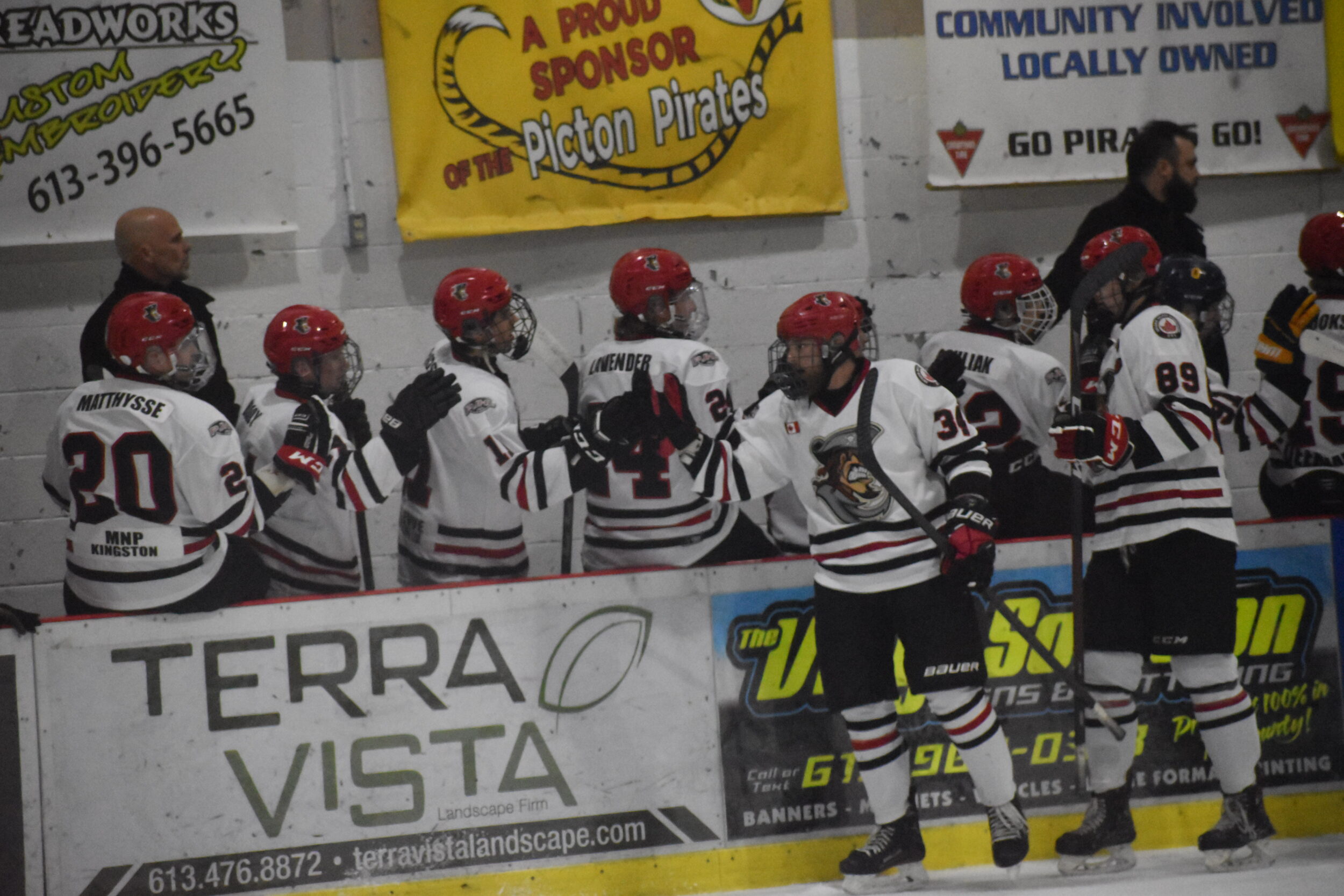 <p>Picton’s Nate Woods had the overtime winner on Tuesday night to lift Picton to a 5-4 victory over visiting Amherstview. (Gazette Staff)</p>
