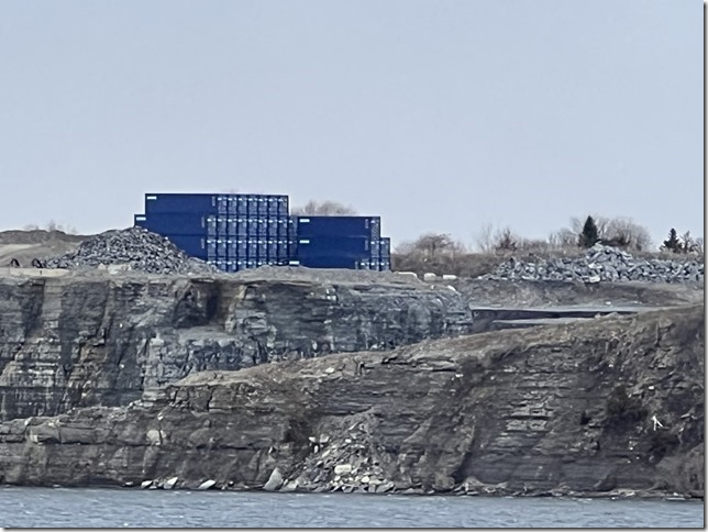 <p>Picton Terminals has run afoul of the County’s Bylaw department. The port operation was charged in early May for unapproved usage of lands for the storage of sea containers. (Submitted Photo)</p>
