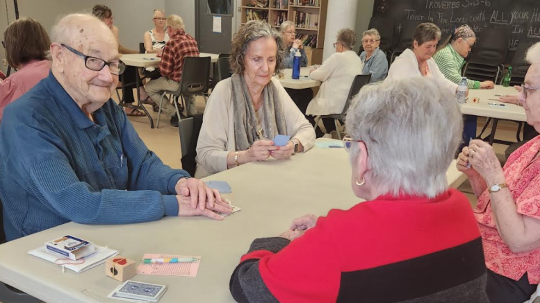 <p>Members of the community gather each Wednesday for euchre at the Hope Church in Picton. (Anna Miller for the Gazette)</p>
