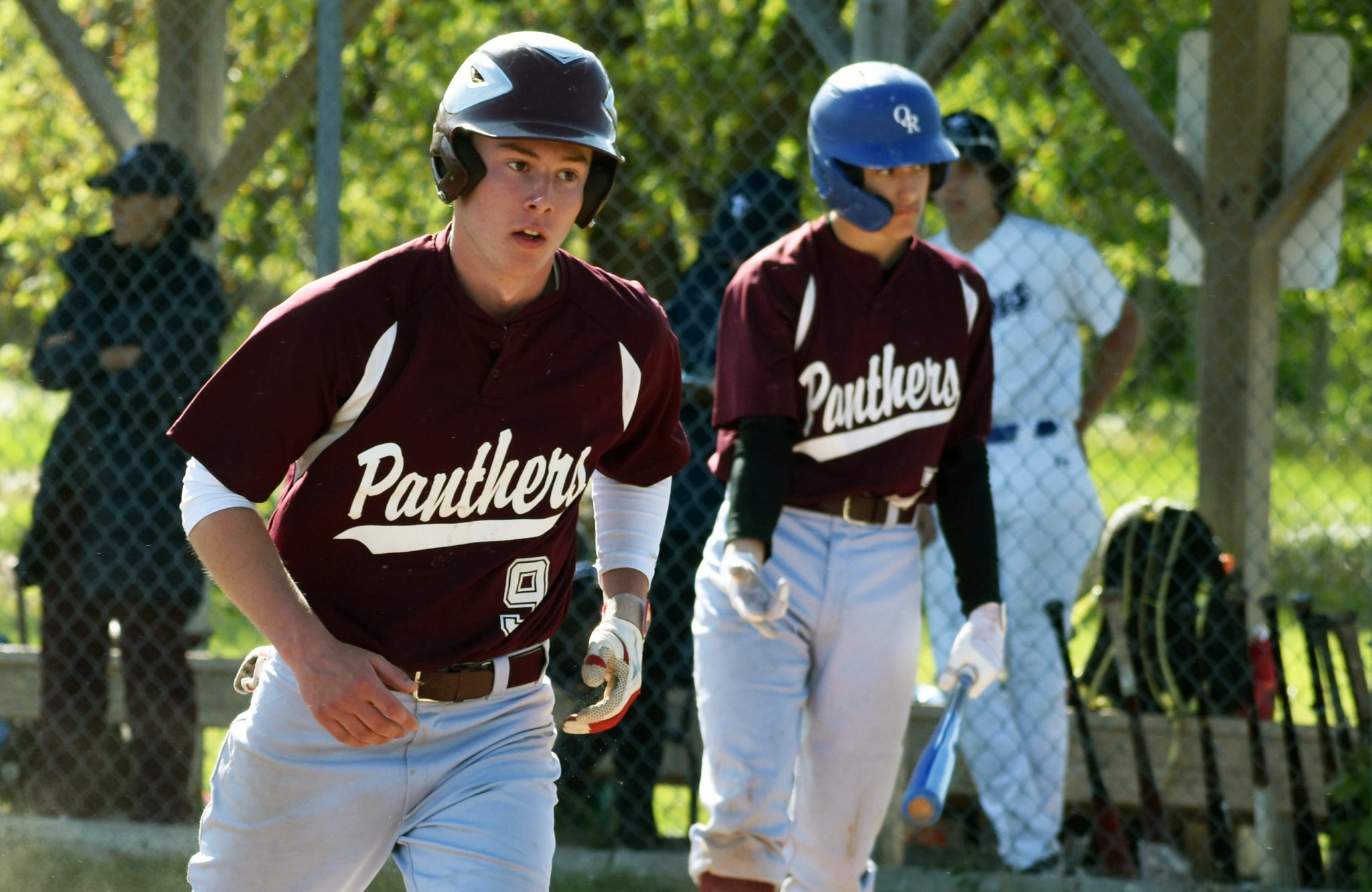 <p>PECI’s Liam Rice scored the Panthers first run in the Bay of Quinte championships on Wednesday afternoon. Earlier in the day, Rice hit an extra innings single to help PECI top Eastside in the Bay of Quinte semifinals. (Jason Parks/Gazette Staff)</p>
