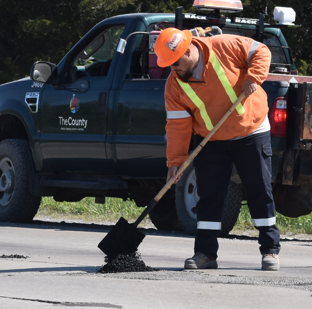<p>The County of Prince Edward spends nearly $100,000 per annum on temporary cold patch fixes on County Road 49. (Jason Parks/Gazette Staff)</p>
