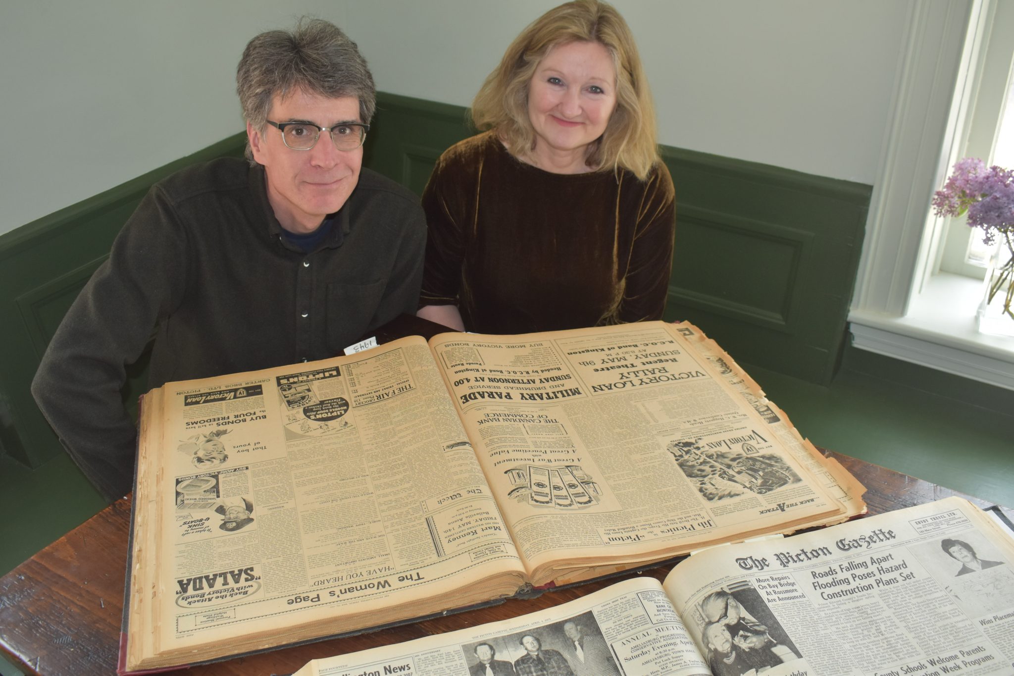 <p>Chris Fanning and Karen Valihora are the new publishers of Canada’s Oldest Community Newspaper, the Picton Gazette. The Cressy couple acquired the newspaper from the Morrison family earlier this month and intend to expand coverage and reestablish at Main Street office presence in the coming future. (Jason Parks/Gazette Staff)</p>
