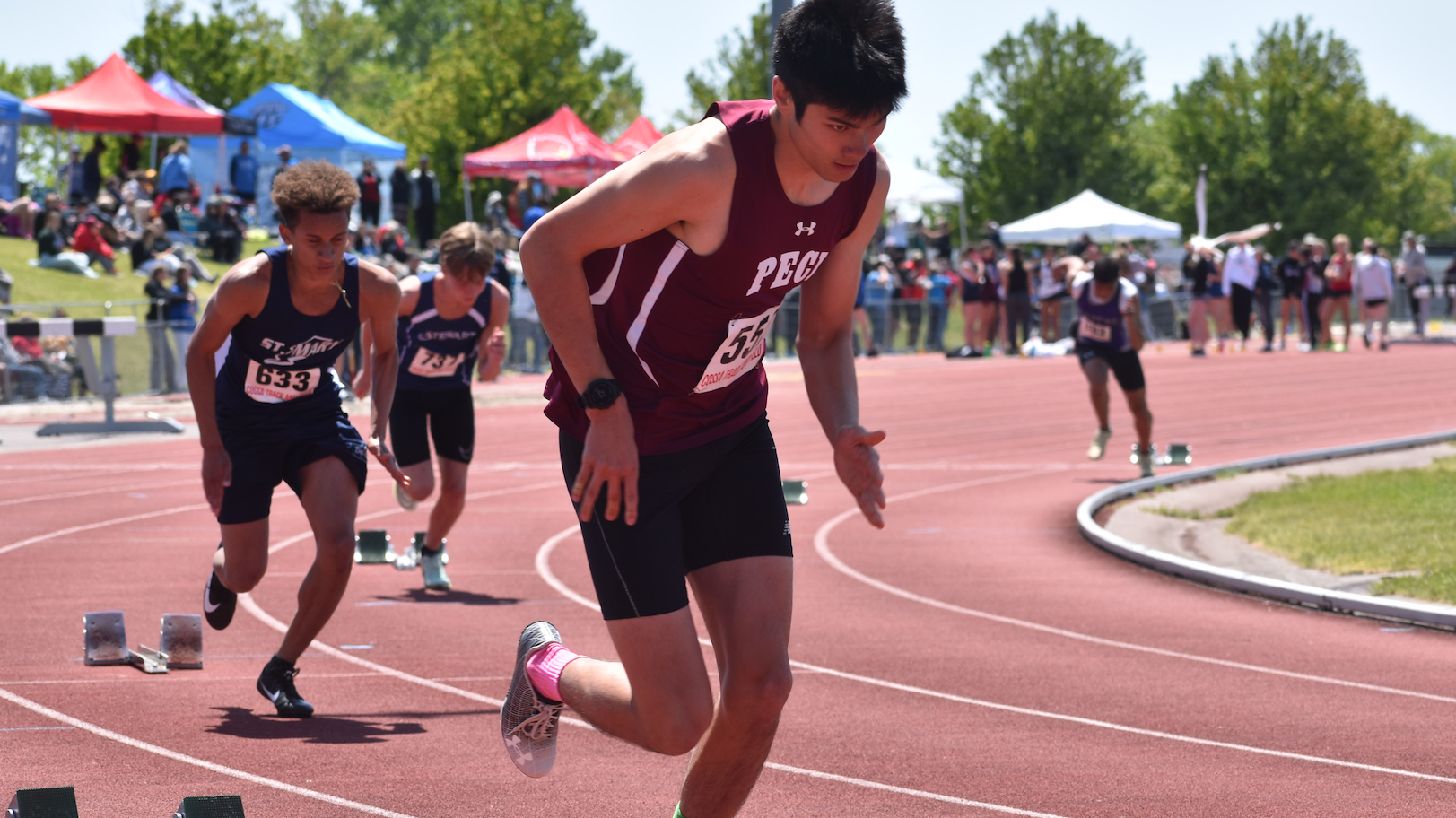 <p>Rowan Colby was the lone PECI representative at the All Ontario track and Field meet in Ottawa last weekend. (Jason Parks/Gazette Staff)</p>
