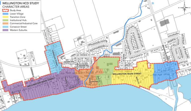 <p>The proposed Wellington Heritage Conservation District.</p>
