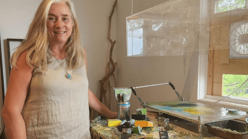 <p>Melt Gallery&#8217;s Susan Wallis. (Anna Suz for the Gazette)</p>
