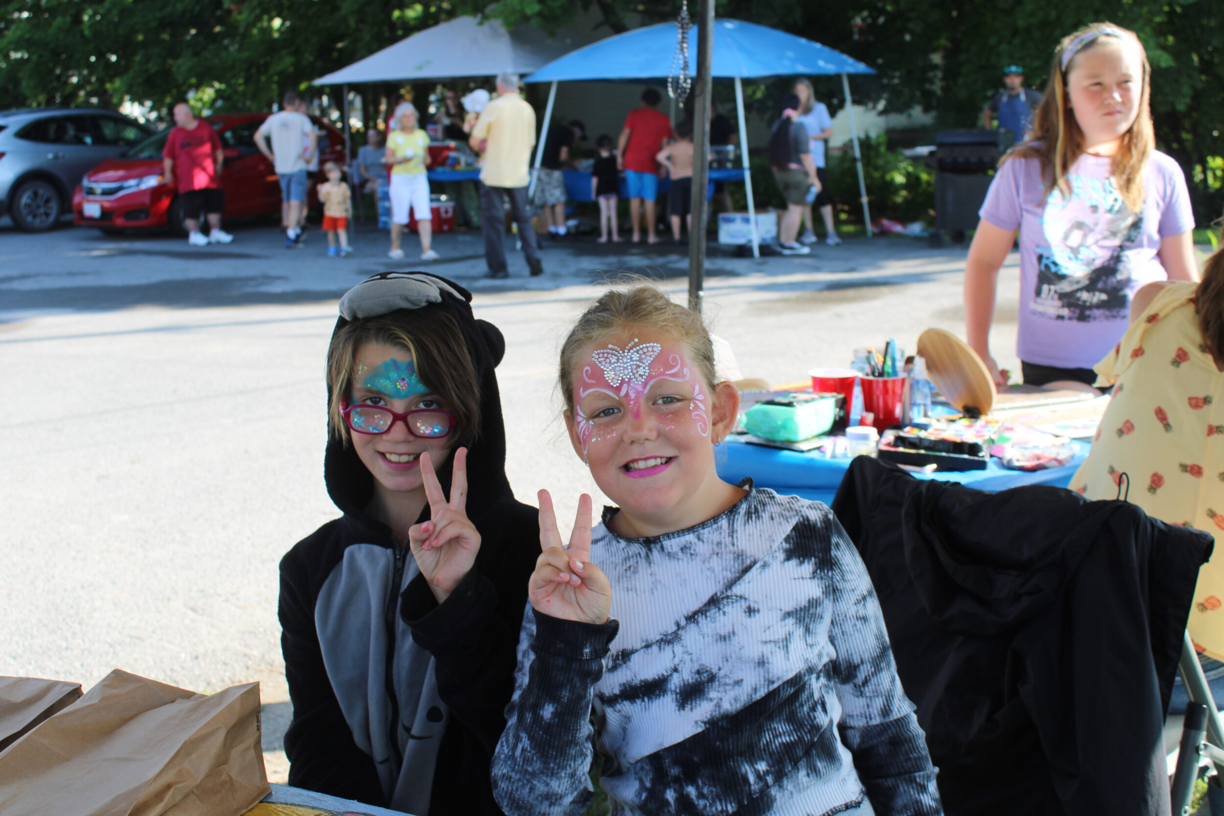 <p>Face painting was just some of the fun to be had at the 2023 Reading Round Up event at Macaulay Village. (Sarah Williams for PELC)</p>
