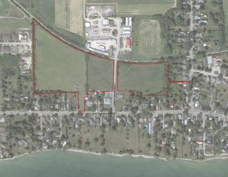 <p>Rendering of the Sterling Homes Proposed Development off Wellington Main Street (Photo courtesy Glen Schnarr and Associates)</p>
