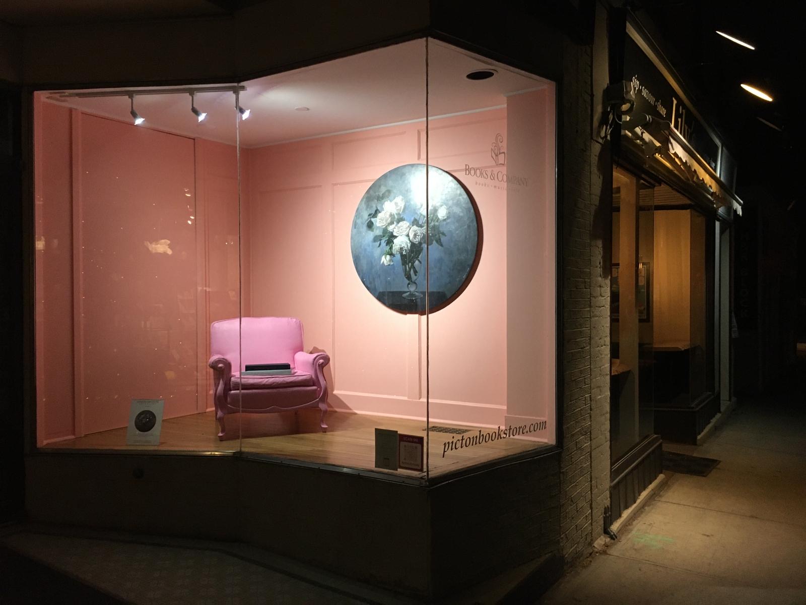 <p>A painting by Stev&#8217;nn Hall as displayed at Books &#038; Company (Photo Courtesy Vincent Depoivre/ Maison Depoivre Art Gallery)</p>
