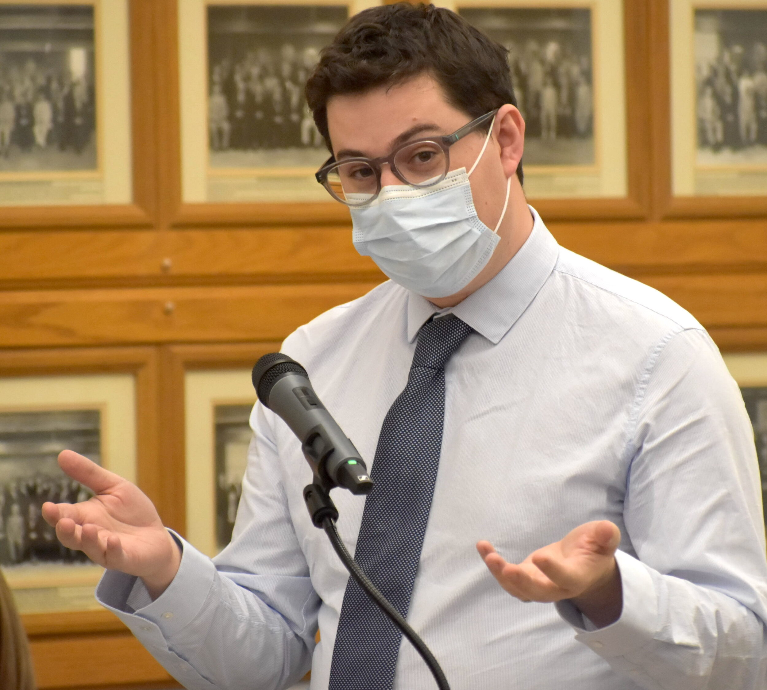 <p>Medical Officer of Health Dr. Ethan Toumishey.(Jason Parks/Gazette Staff)</p>
