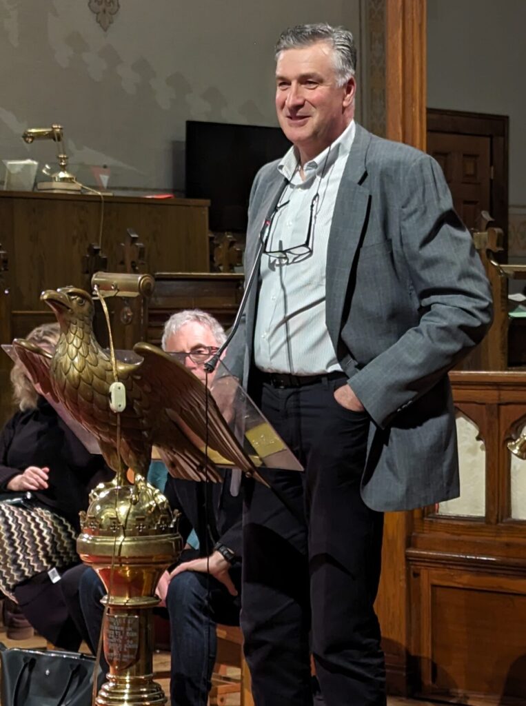 <p>Ernie Margetson at County Reads (Photo: Chris Fanning)</p>
