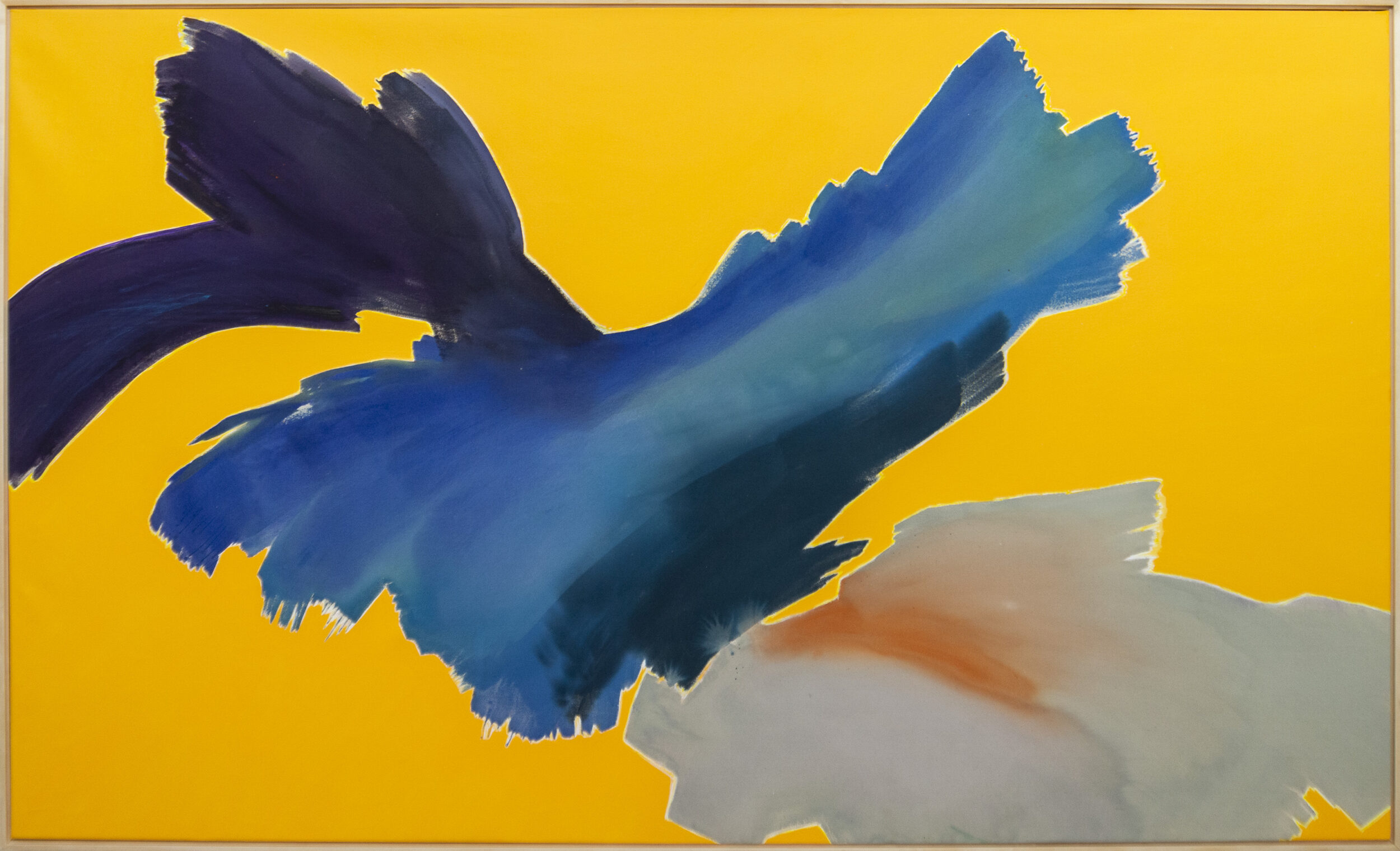 <p>Yvonne Lammerich, “Yukon,” Acrylic on Canvas, 1973 (Photo: Oeno Gallery)</p>
