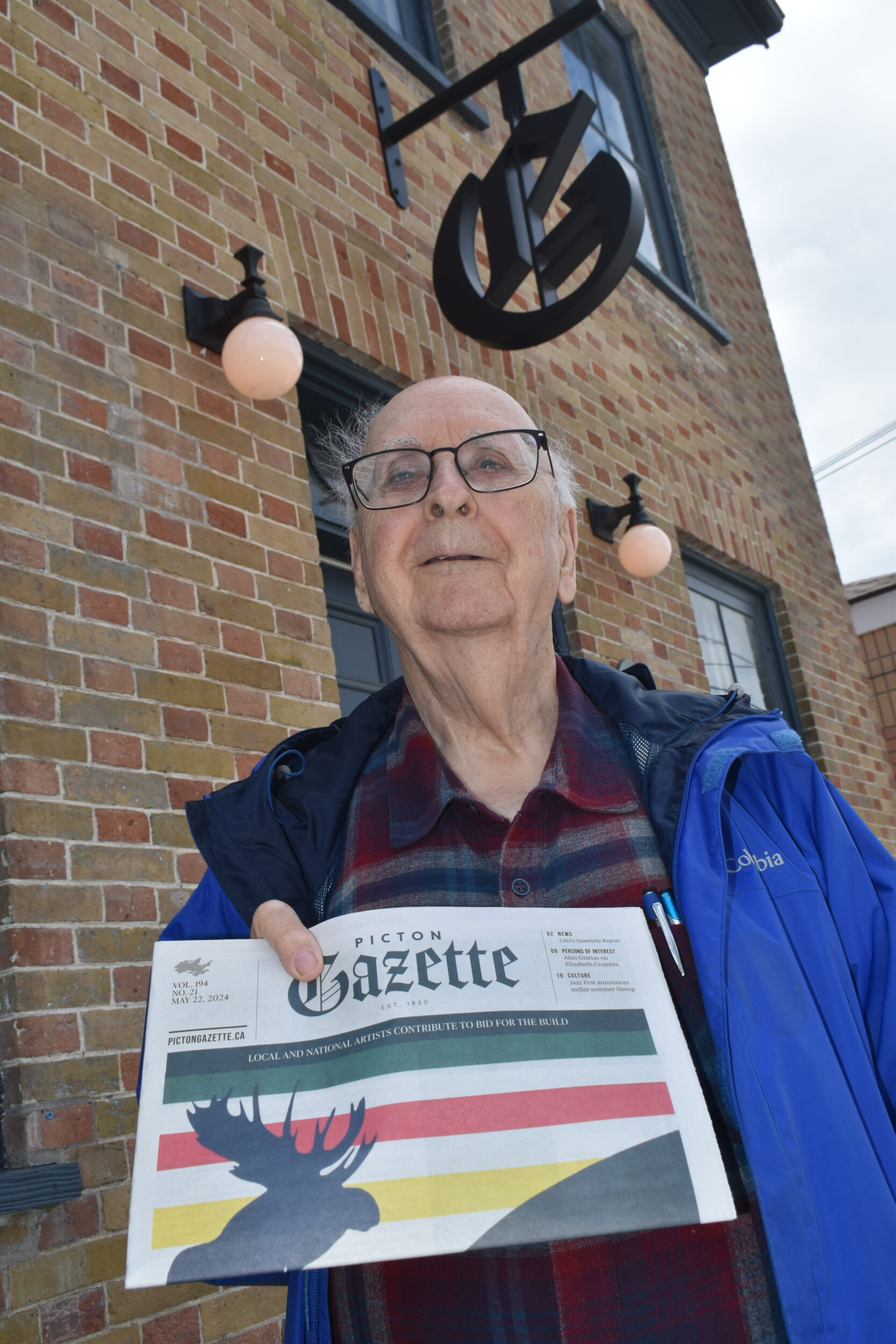 <p>The latest member of the Ontario Community Newspaper Association’s Hall of Fame Jack Evans. (Jason Parks/Gazette Staff)</p>
