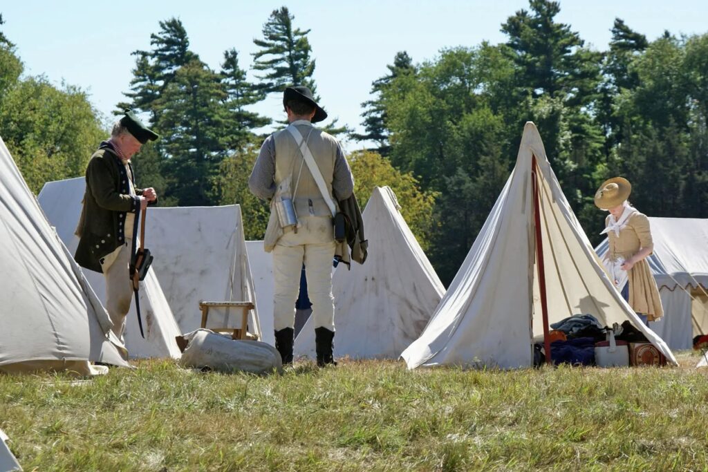 <p>Loyalist Re-enactment at Ameliasburgh Heritage Village (Photo: Sandra Foreman Photography)</p>

