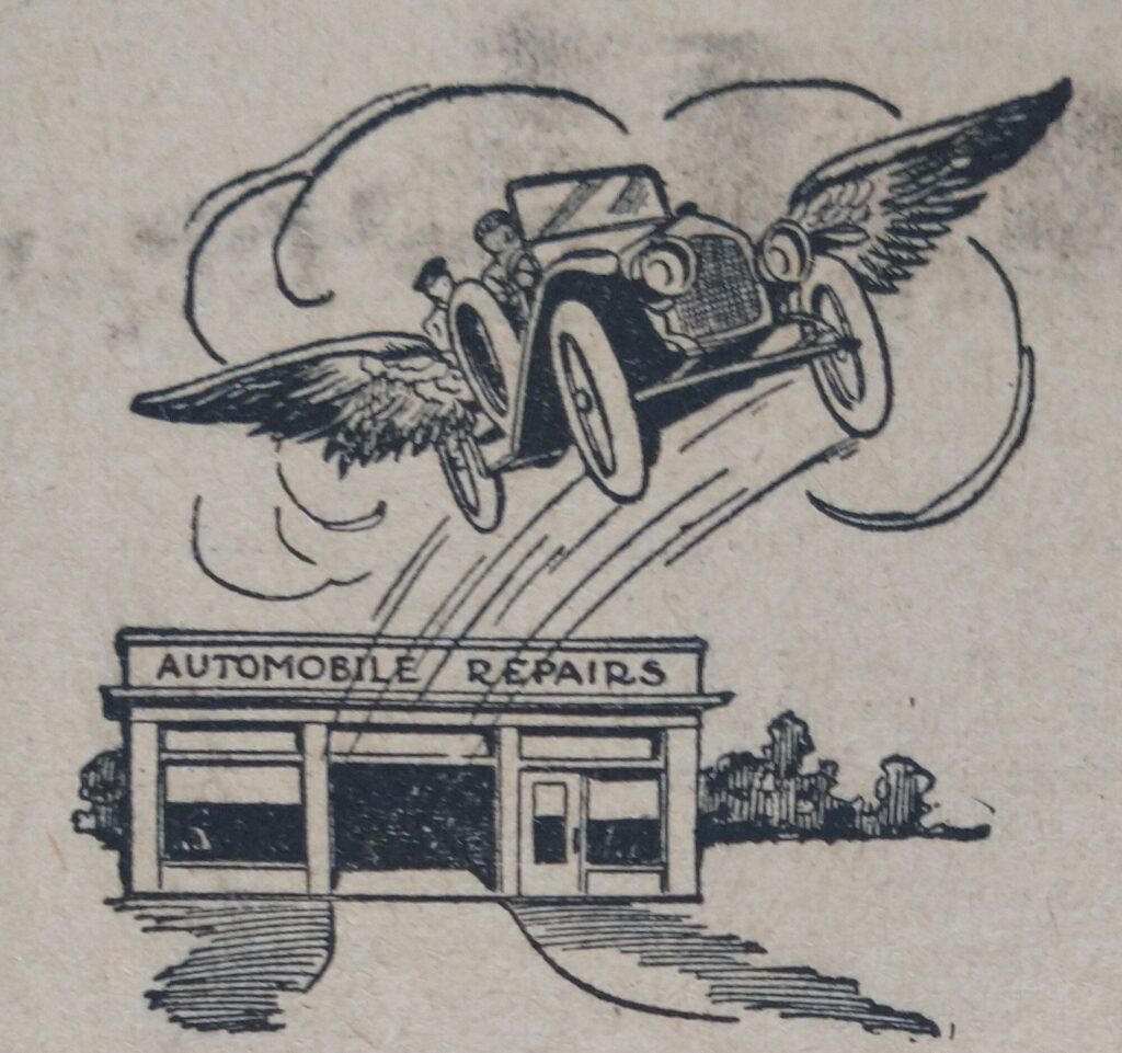 <p>Advertisement for the Picton Garage, 1913</p>
