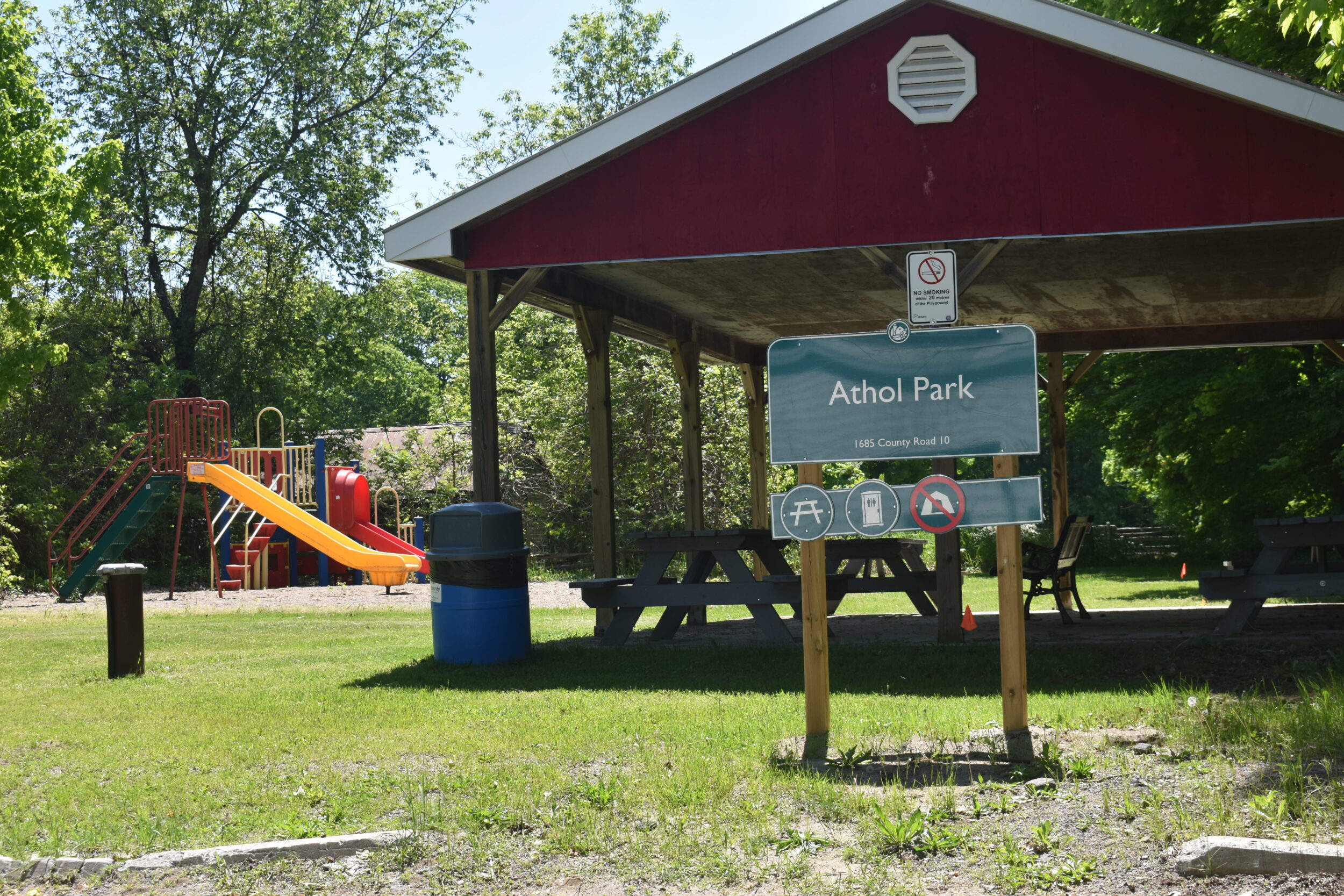 <p>Athol Park at Athol Town Hall. (Jason Parks/Gazette Staff)</p>
