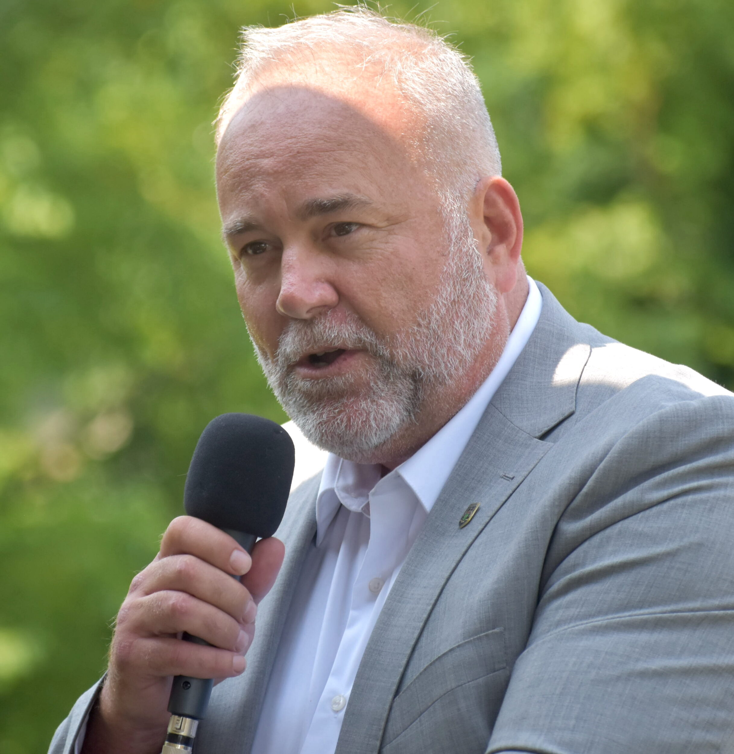 <p>As one his final acts as MPP for the Bay of Quinte, Todd Smith took part in the ground breaking ceremony at the site of the new Prince Edward County Memorial Hospital. (Jason Parks/Gazette Staff)</p>
