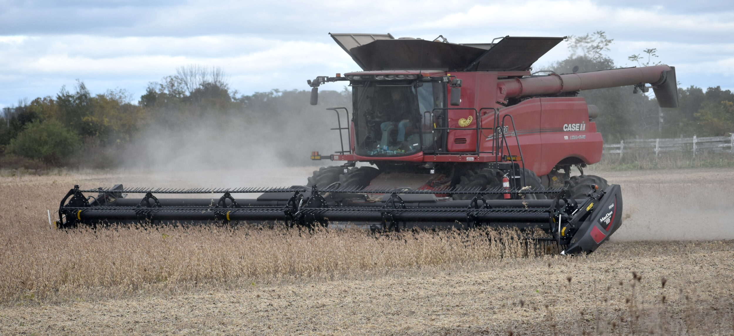 <p>Soybeans harvested in Prince Edward County might soon be shipped<br />
to overseas markets from Picton Bay. A partnership between Picton<br />
Terminals and Canadian agribusiness giant Parrish & Heimbecker on<br />
a bulk agriculture terminal at the White Chapel Road port operation<br />
was announced last week. (Jason Parks/Gazette Staff)</p>

