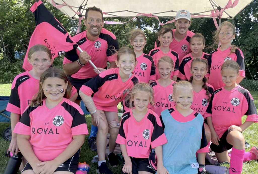 <p>The Royal U10 girls squad was decked out in high style this season. (Jason Parks/Gazette Staff)</p>
