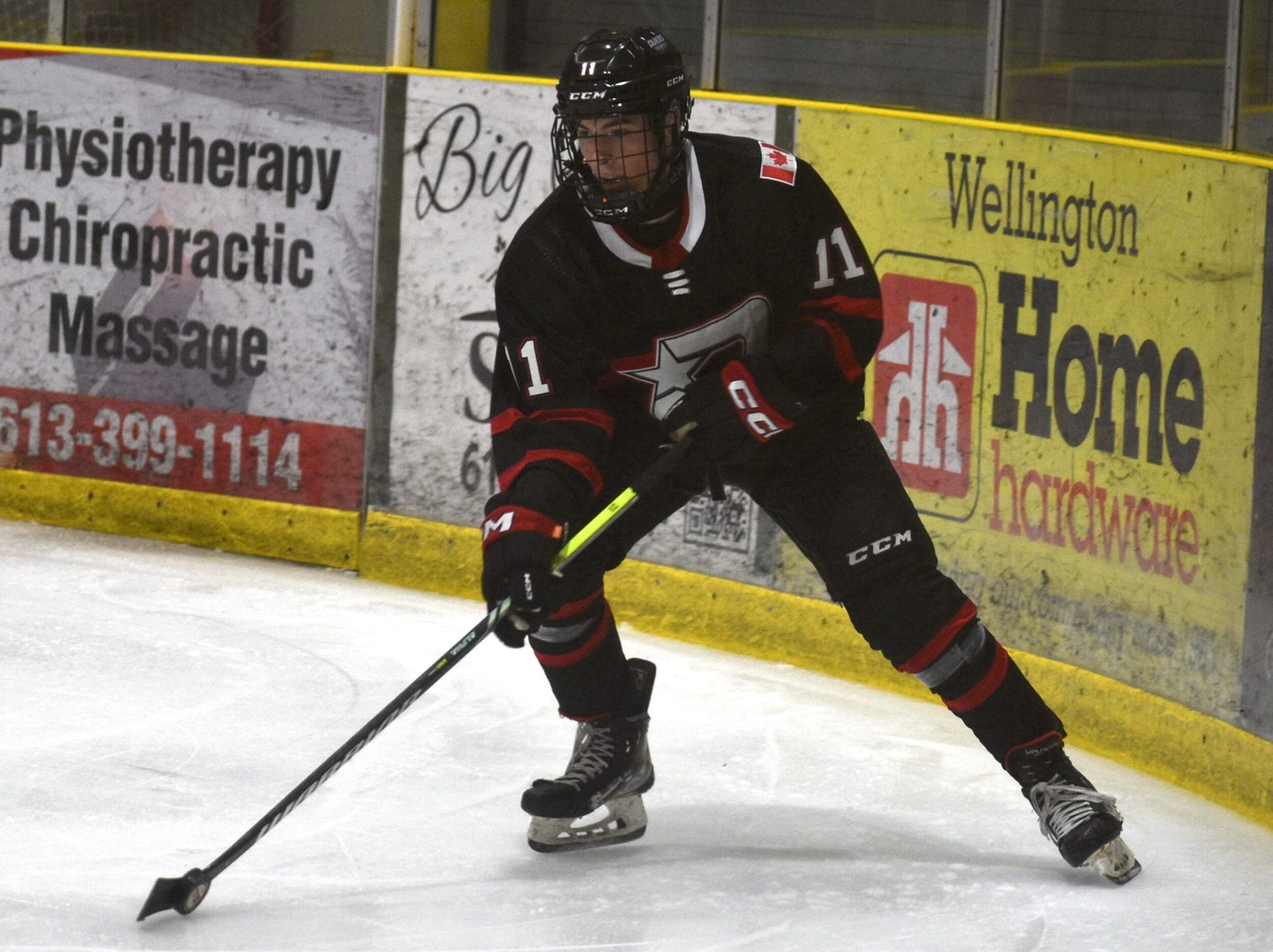 <p>Zander Latreille and the Wellington Dukes look to halt a two game losing streak tonight in Niagara Falls. (Jason Parks/Gazette Staff)</p>
