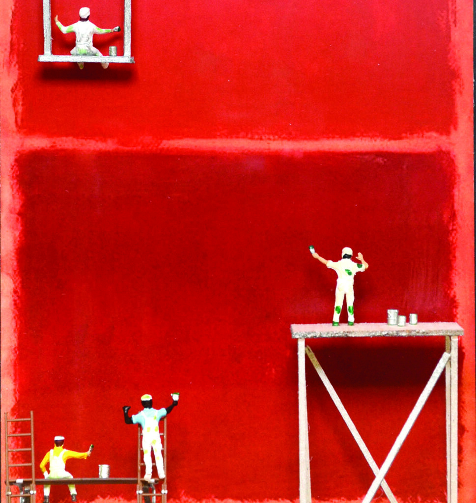 <p>Edward Schubert, Men-at Work (detail) [Photo: Mile Murtanovski]</p>
