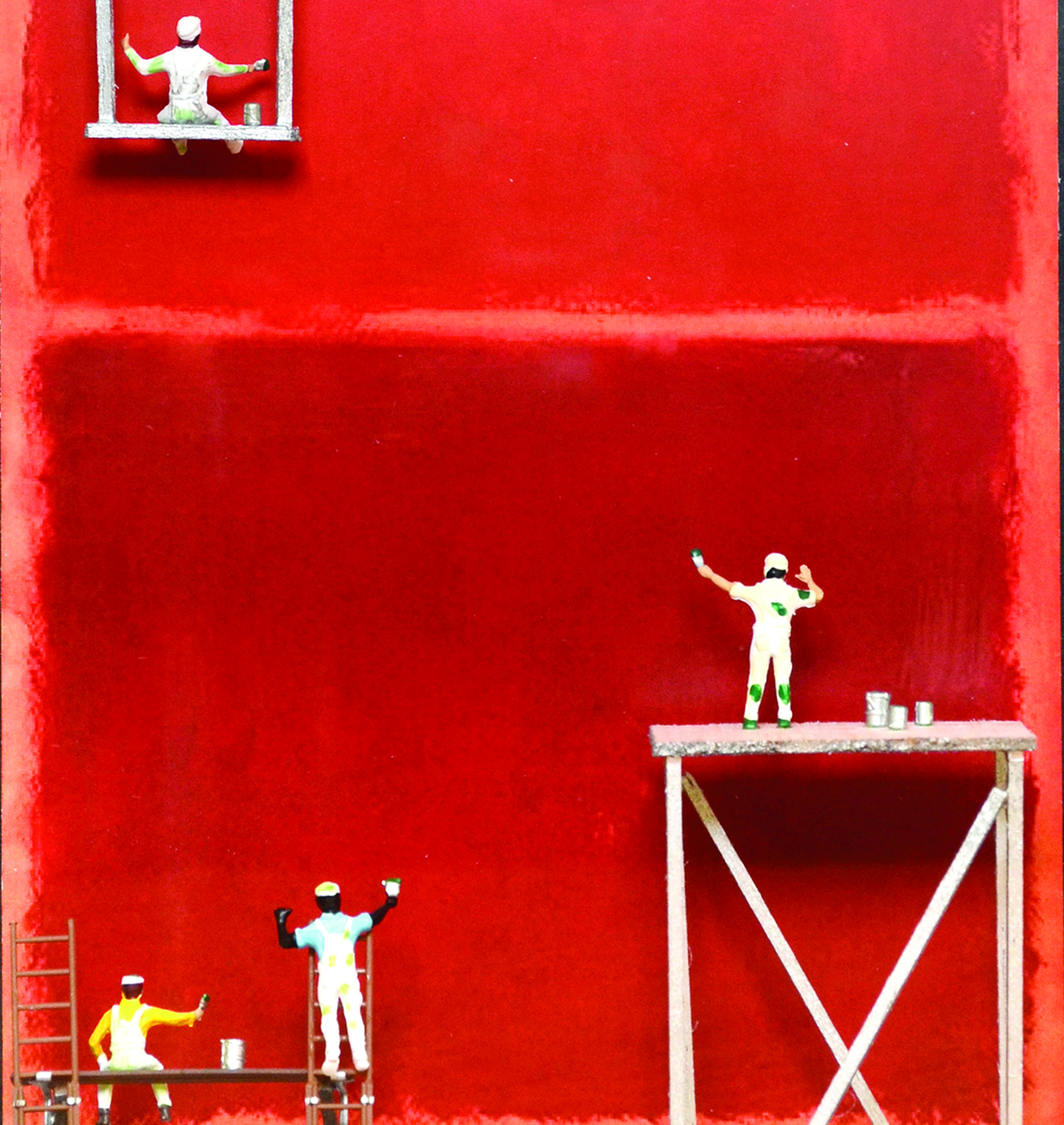 <p>Edward Schubert, Men-at Work (detail) [Photo: Mile Murtanovski]</p>
