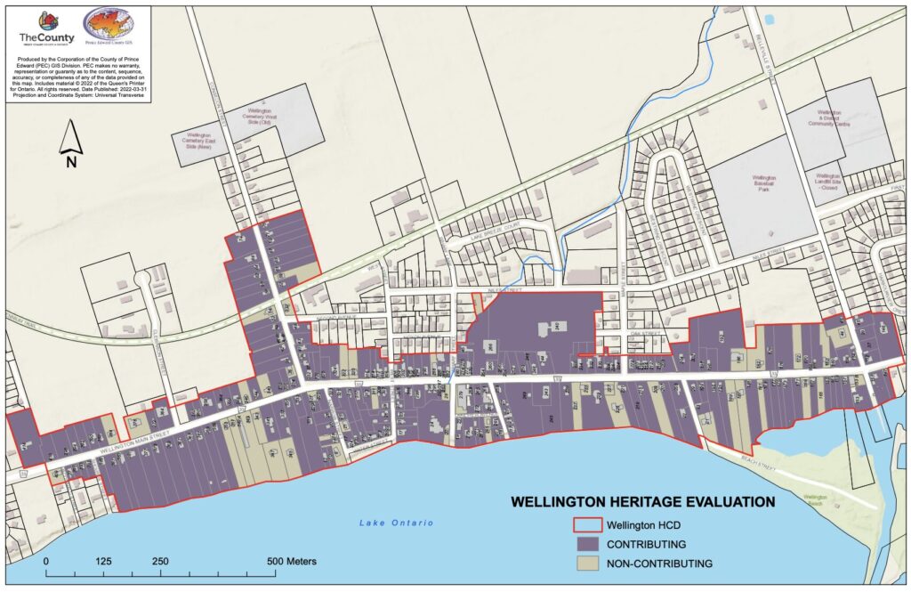 <p>Wellington Heritage Conservation District Contributing Properties (thecounty.ca)</p>

