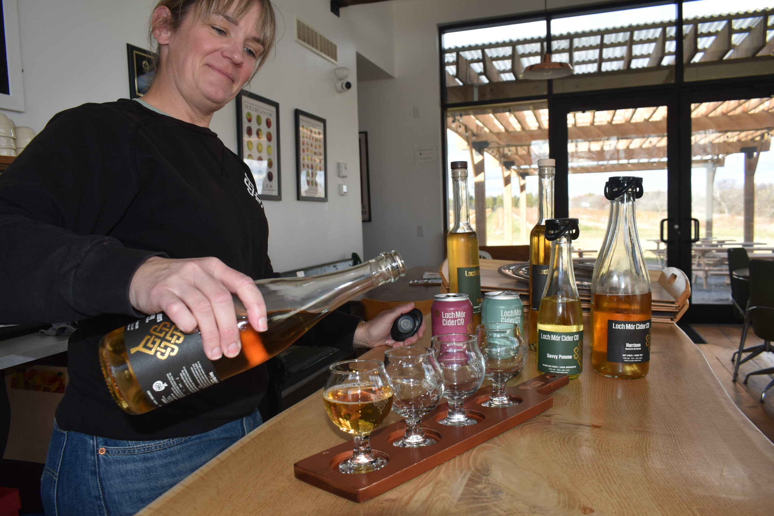 <p>Sara Boyd of Loch Mor Cider Company (Jason Parks/Gazette Staff)</p>
