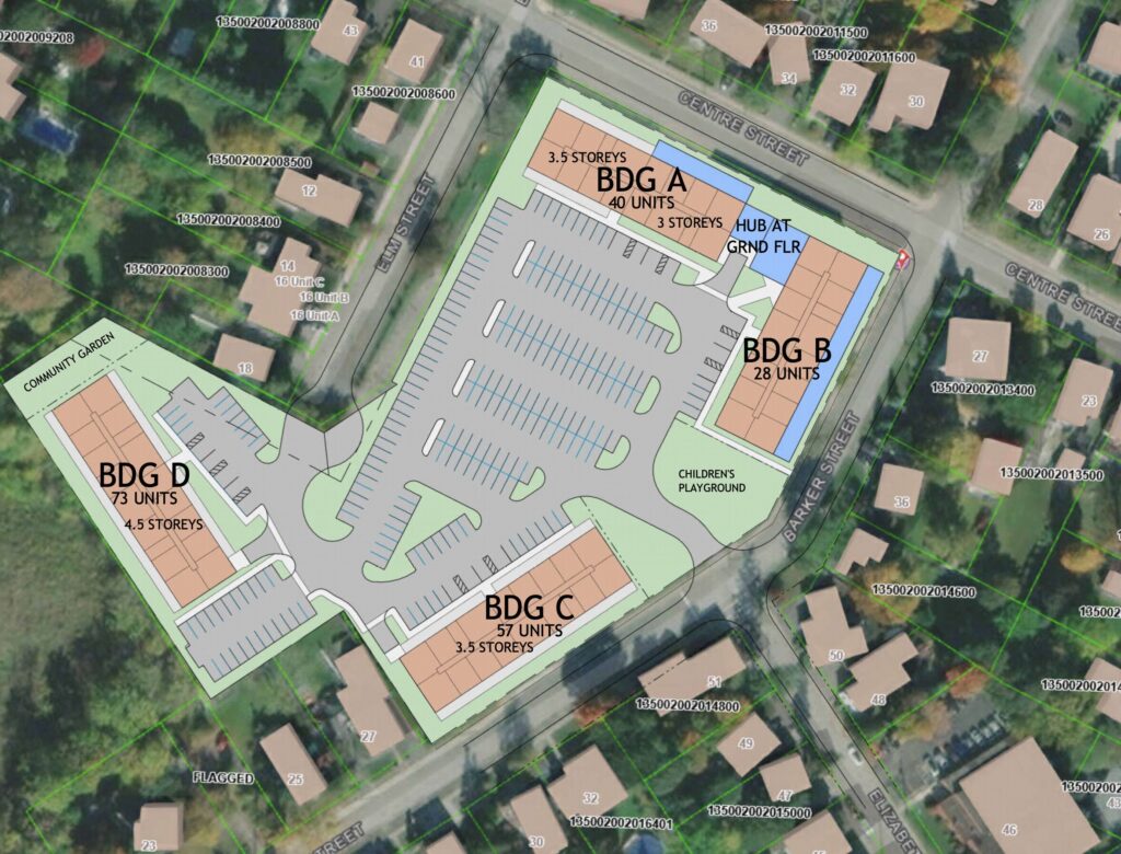 <p>Picton’s Queen Elizabeth School site draft plan (SVN / New View Holdings)</p>
