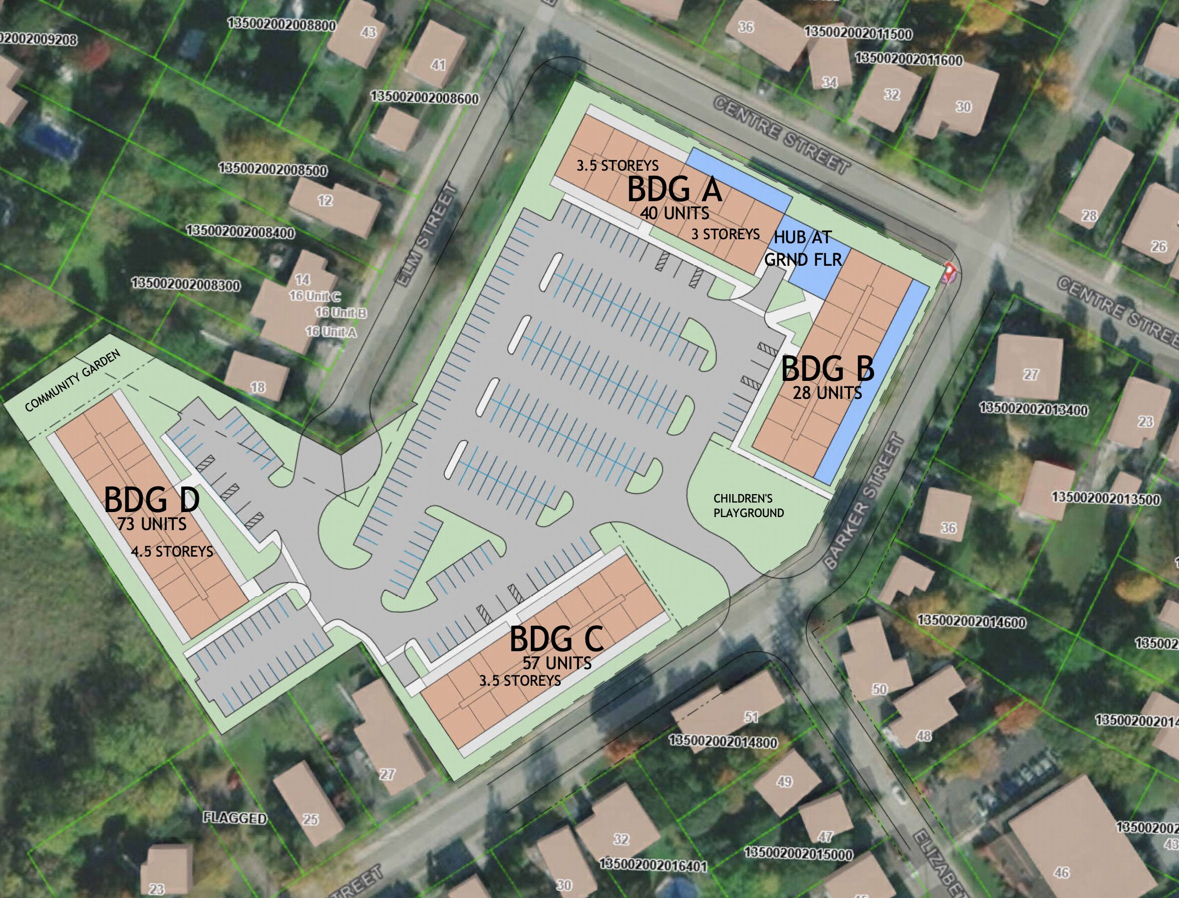 <p>Picton’s Queen Elizabeth School site draft plan (SVN / New View Holdings)</p>
