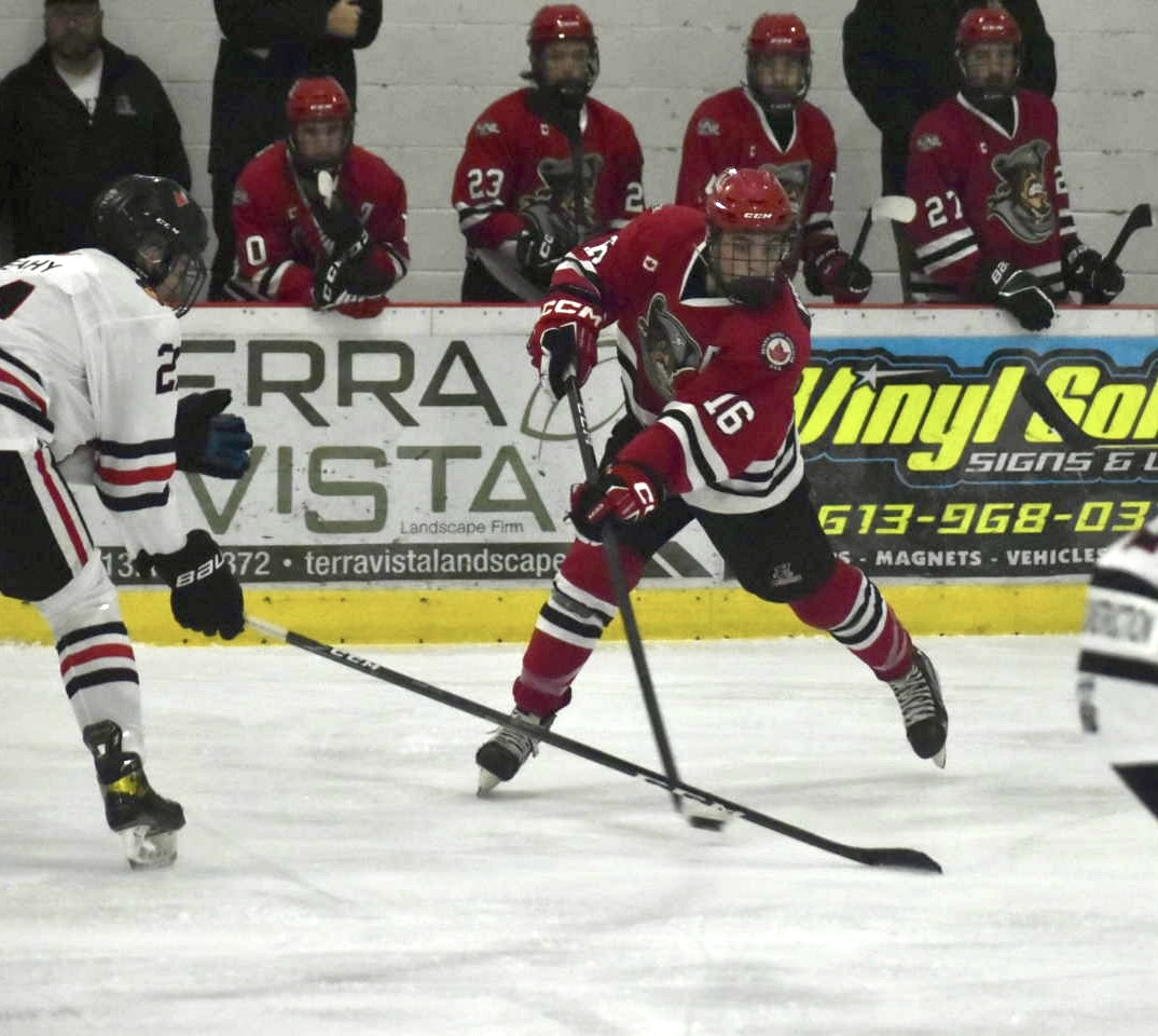<p>County Kings product Gerrit Kempers hit a major PJHL milestone Thursday, picking up is 100th point in his 110th PJHL game. (Jason Parks/Gazette Staff)</p>
