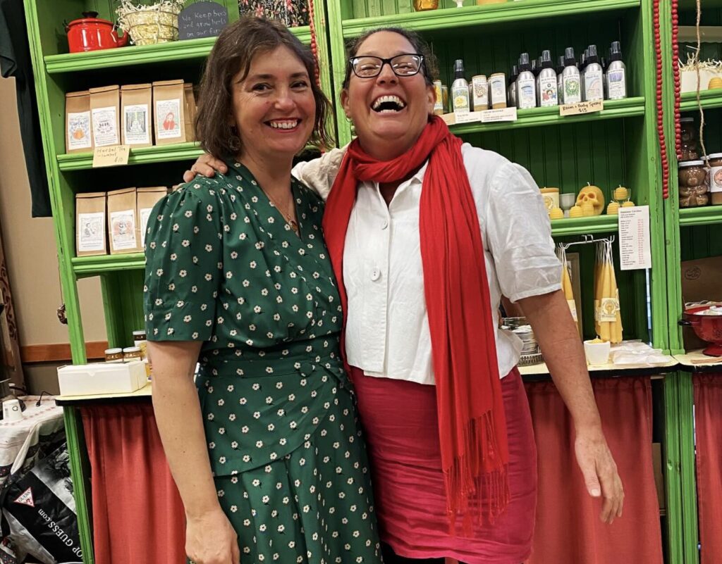 <p>It’s been 25 years of smiles and fun for Busy Hands organizers Bay Woodyard and Vicki Emlaw. (Facebook Photo)</p>
