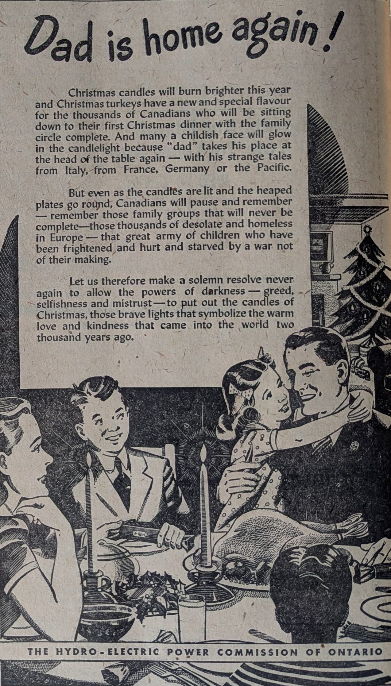 <p>Ontario Hydro Advertisement (1945)</p>
