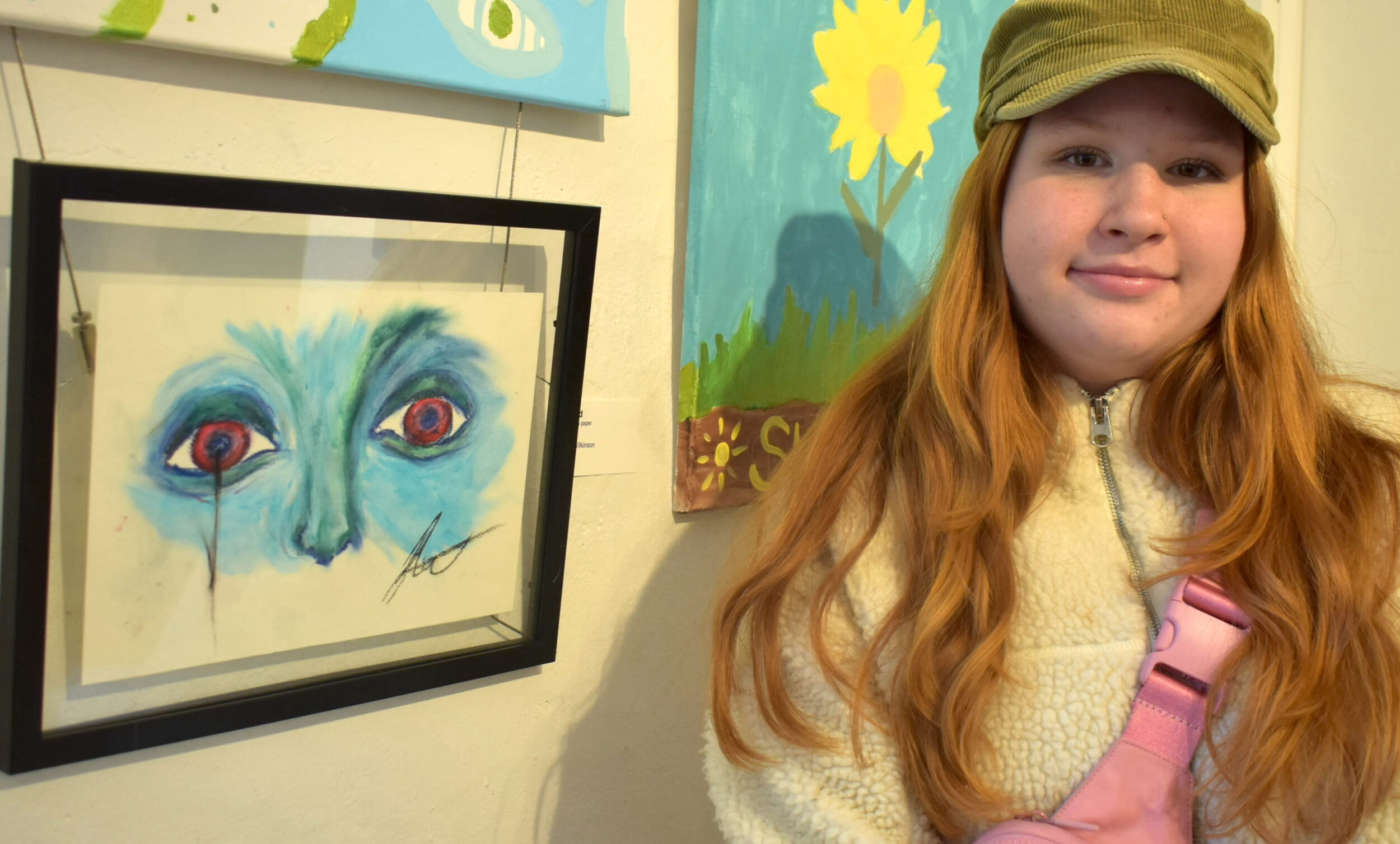 <p>Abagail Wilkinson is one of several local students exhibiting their work at the How You See It exhibit at<br />
the Arts on Main Gallery (Jason Parks/Gazette Staff)</p>
