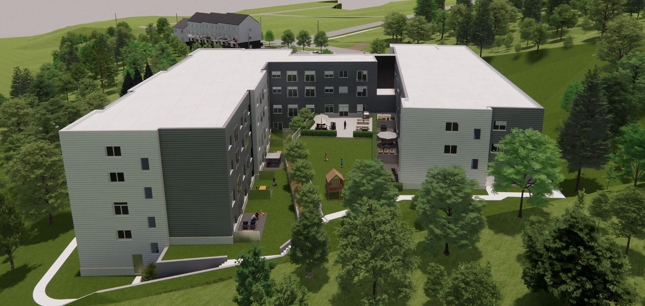 <p>An apartment complex proposed for Nicholas Street. (SVN Architects)</p>
