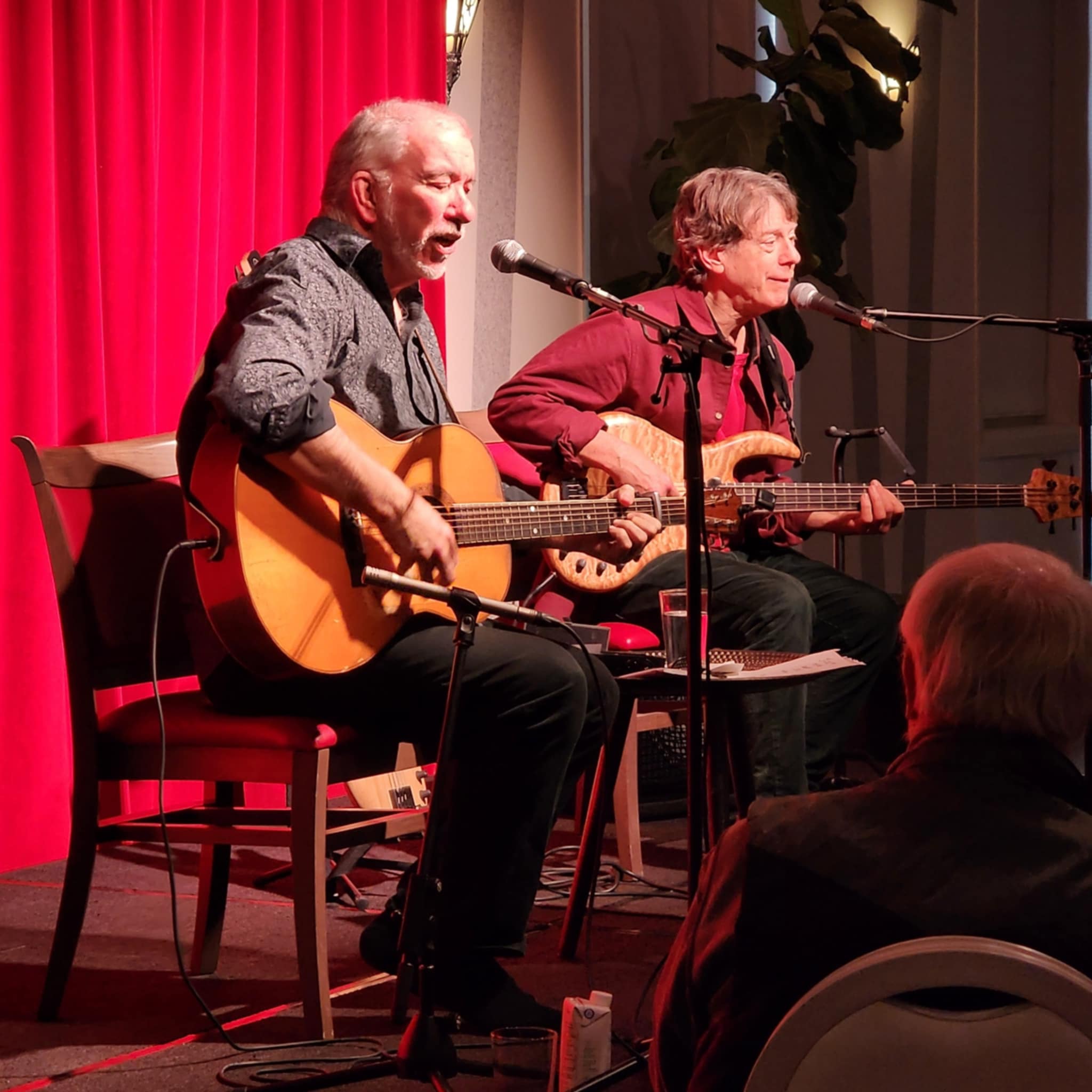 <p>James Keelaghan and David Woodhead at Base31 (Chantal Jeffrey)</p>
