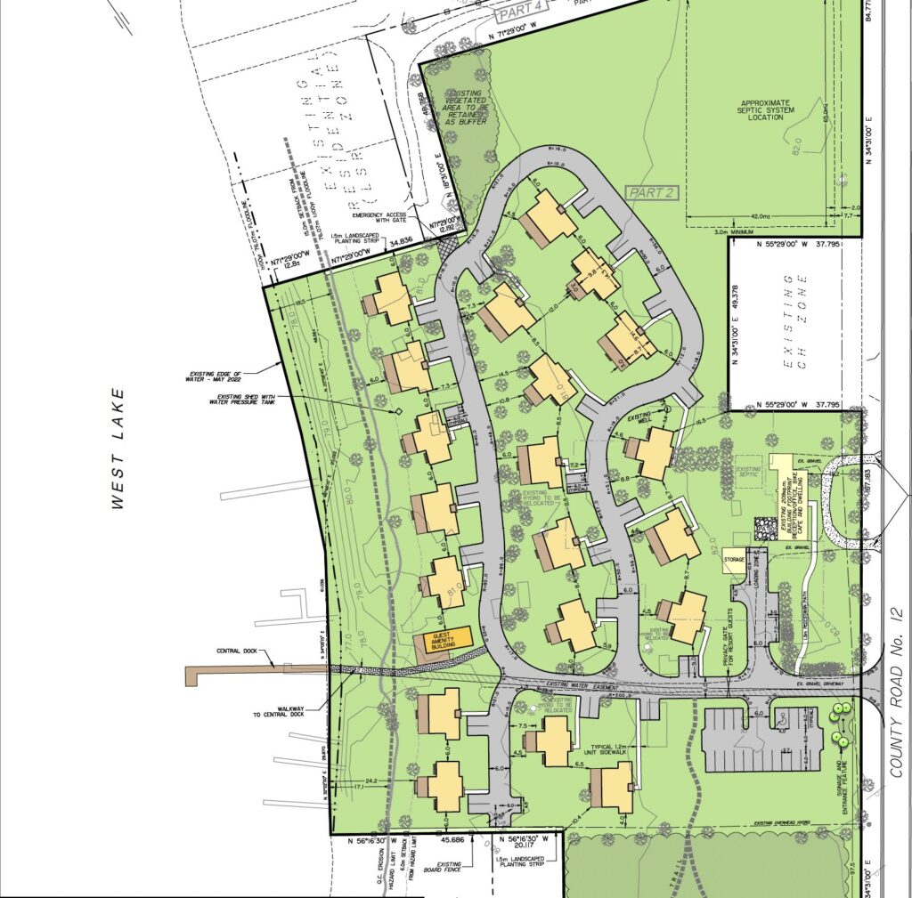 <p>Site Plan for the Dunes Lookout Resort by RFA Planning Consultants.</p>
