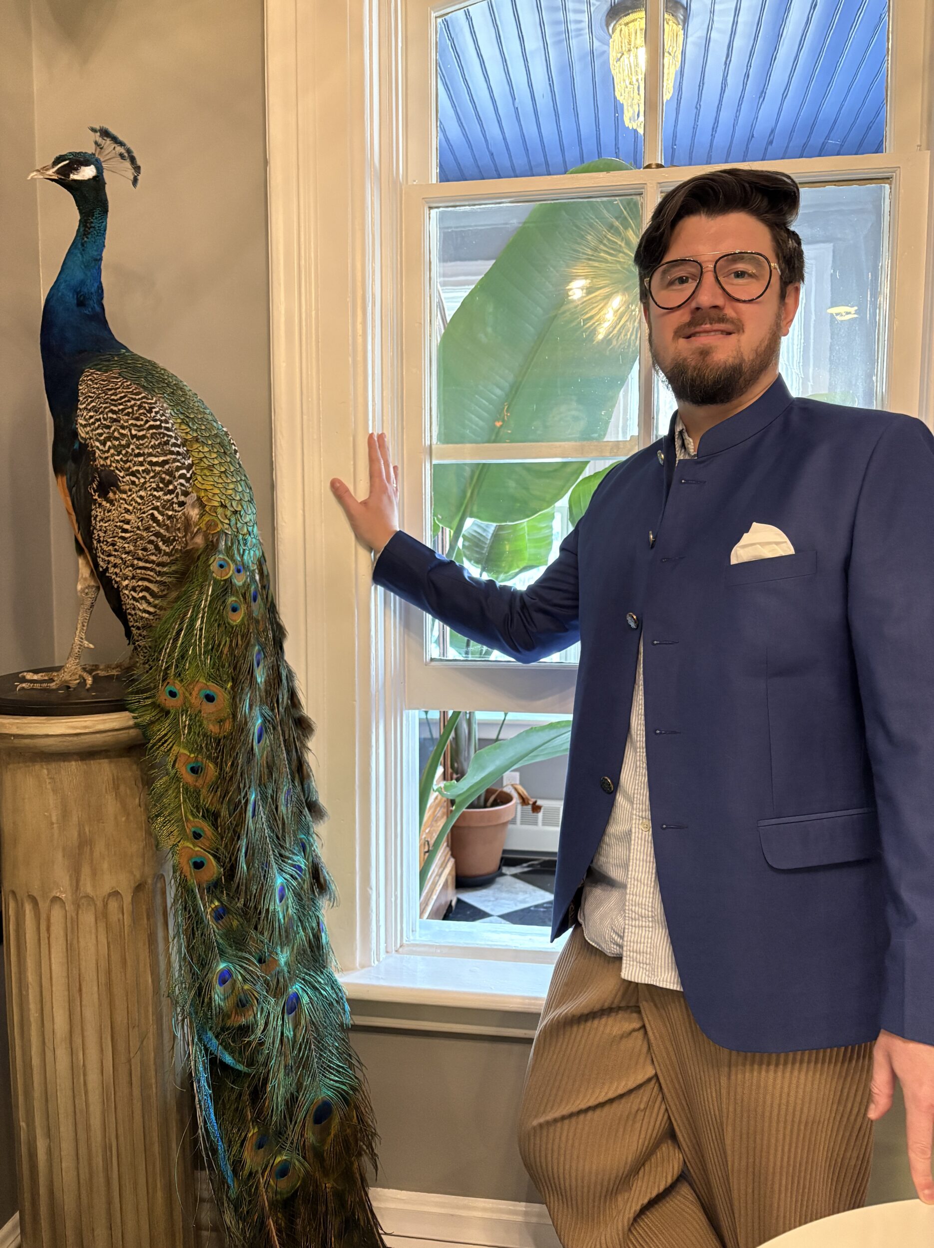 <p>Jordan Martin de Rosales at Merrill House’s new Brasserie Alexandria.</p>
