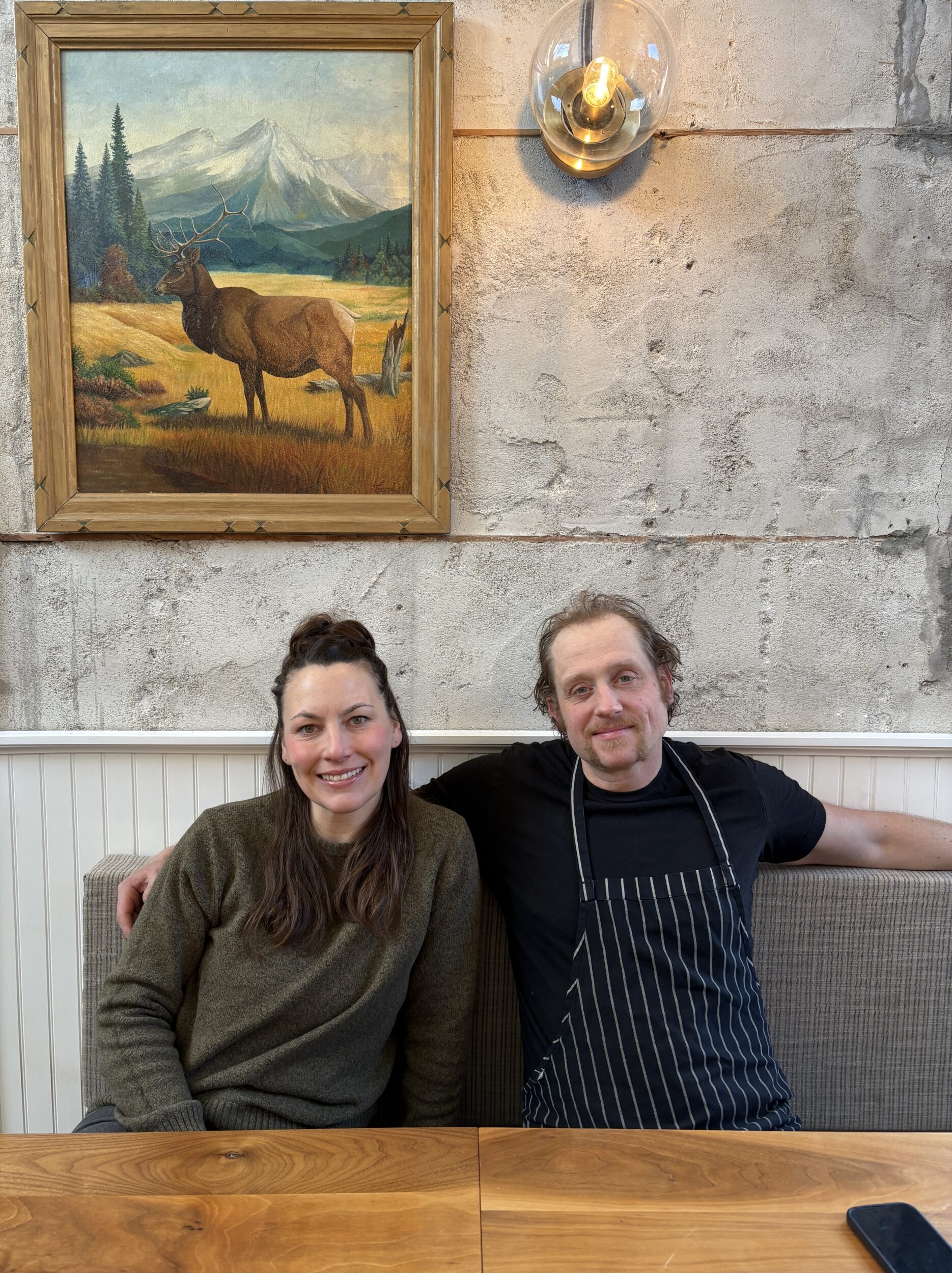<p>Laura Borutski and Elliot Reynolds, owners of Bloomfield Public House, show off a reimagined space.</p>
