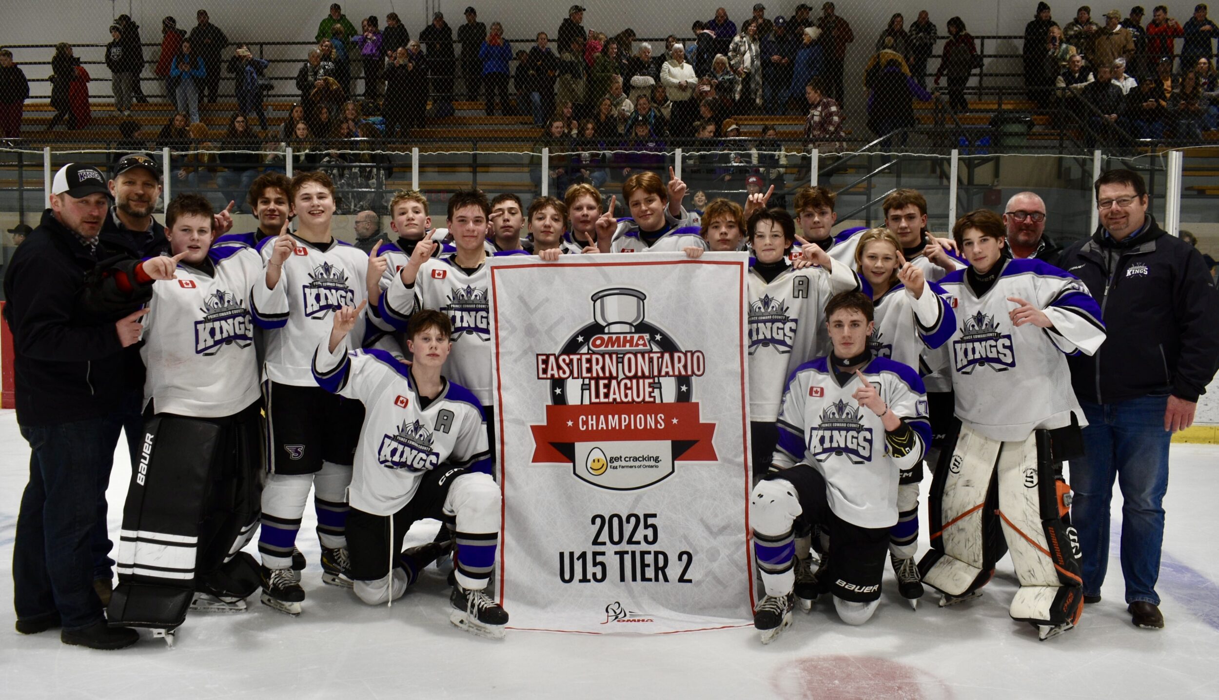<p>The 2024-25 OMHA Regional champion U15 Heidelberg Materials Kings. (Jason Parks/Gazette Staff)</p>
