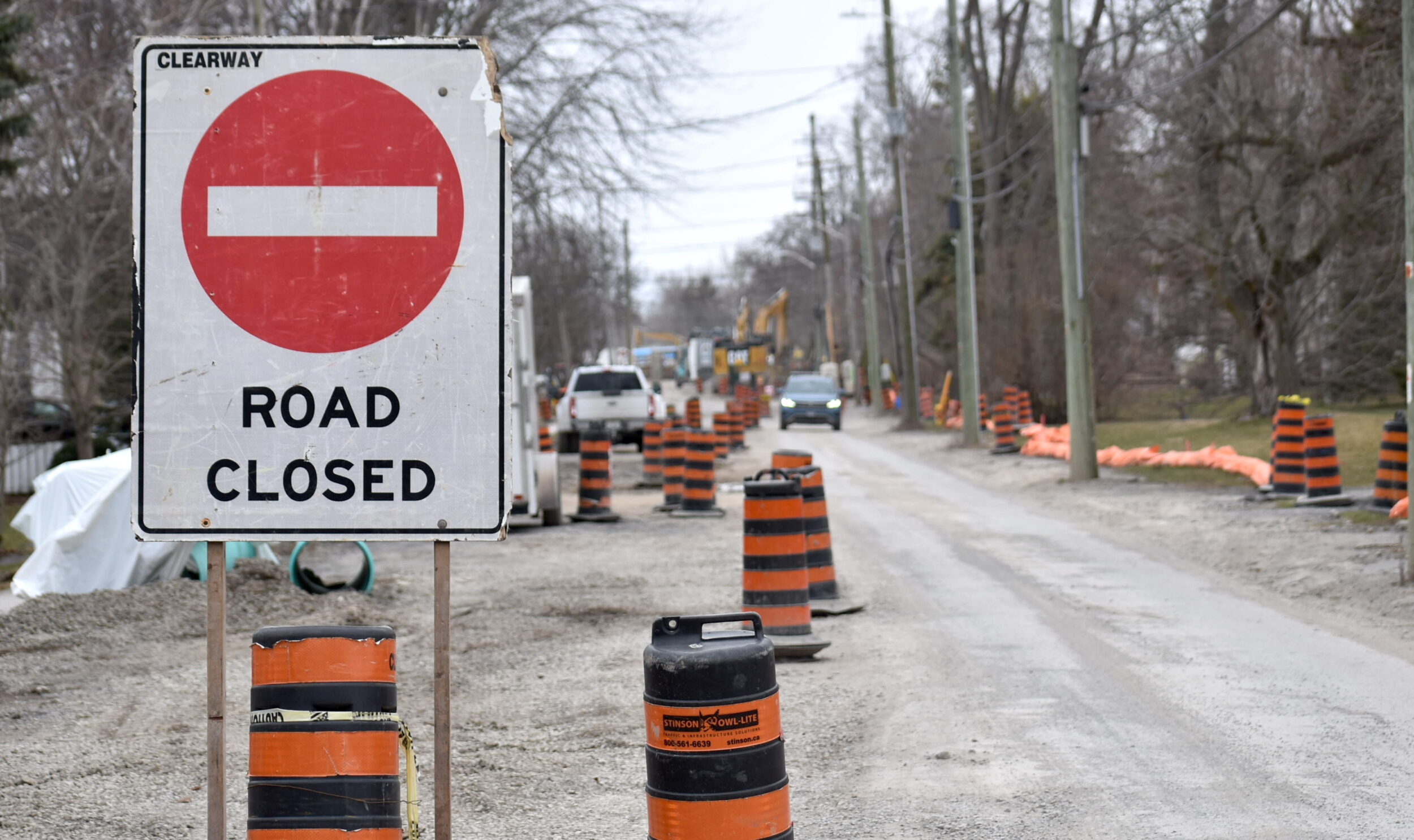 <p>Wellington Main Street looking west during water infrastructure improvements in April, 2025. (Jason Parks/Gazette Staff)</p>
