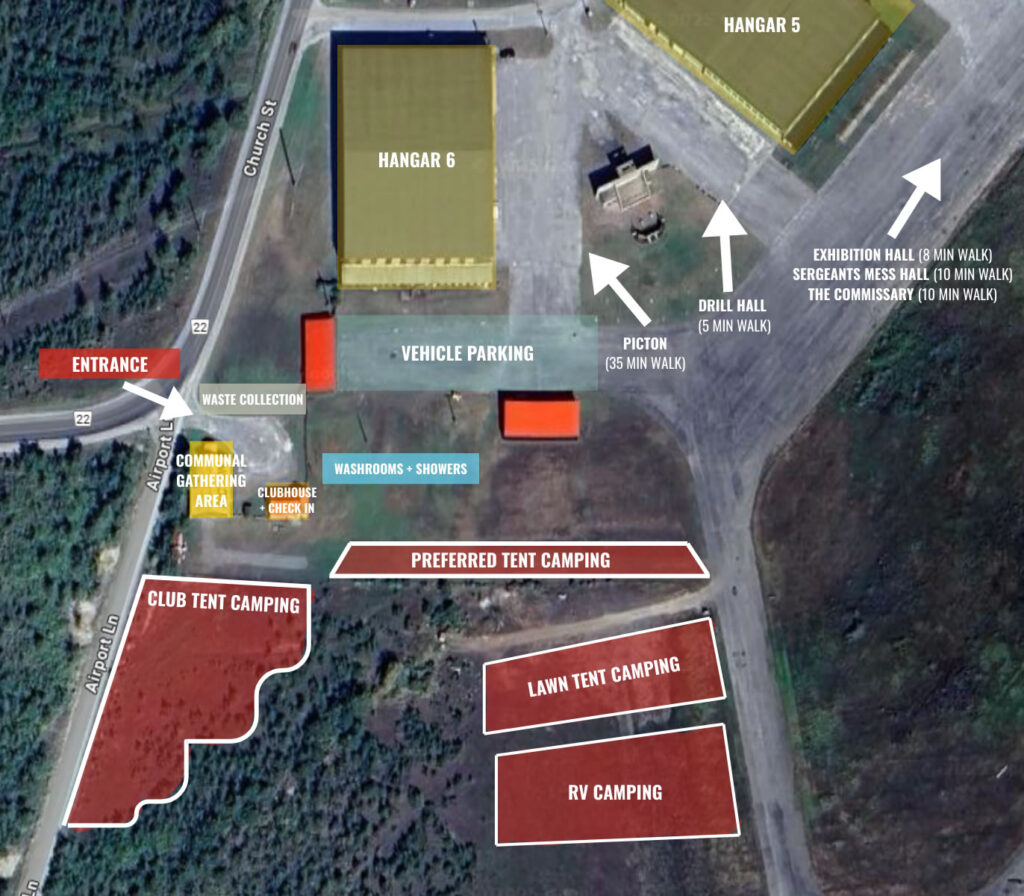 <p>Proposed Campsites at Base31 (Supplied Image)</p>
