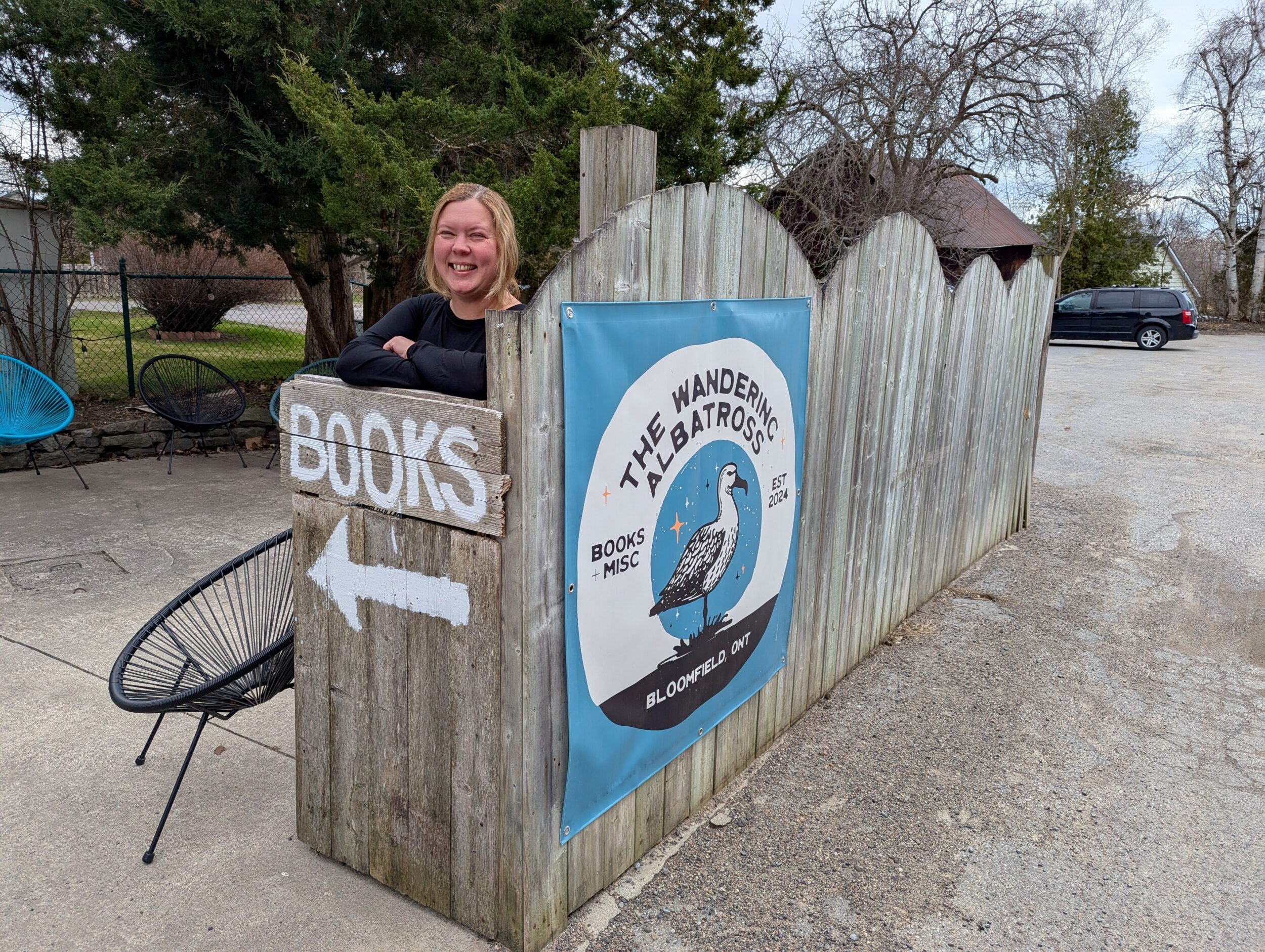 <p>Lindsay Casey of Bloomfield’s The Wandering Albatross (Photo: Chris Fanning)</p>
