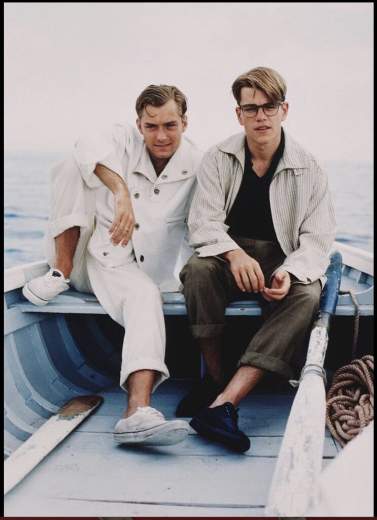 <p>Jude Law and Matt Damon in The Talented Mr. Ripley (1999)</p>
