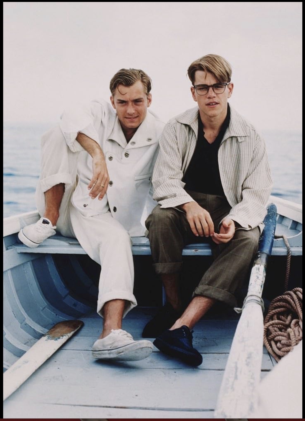 <p>Jude Law and Matt Damon in The Talented Mr. Ripley (1999)</p>
