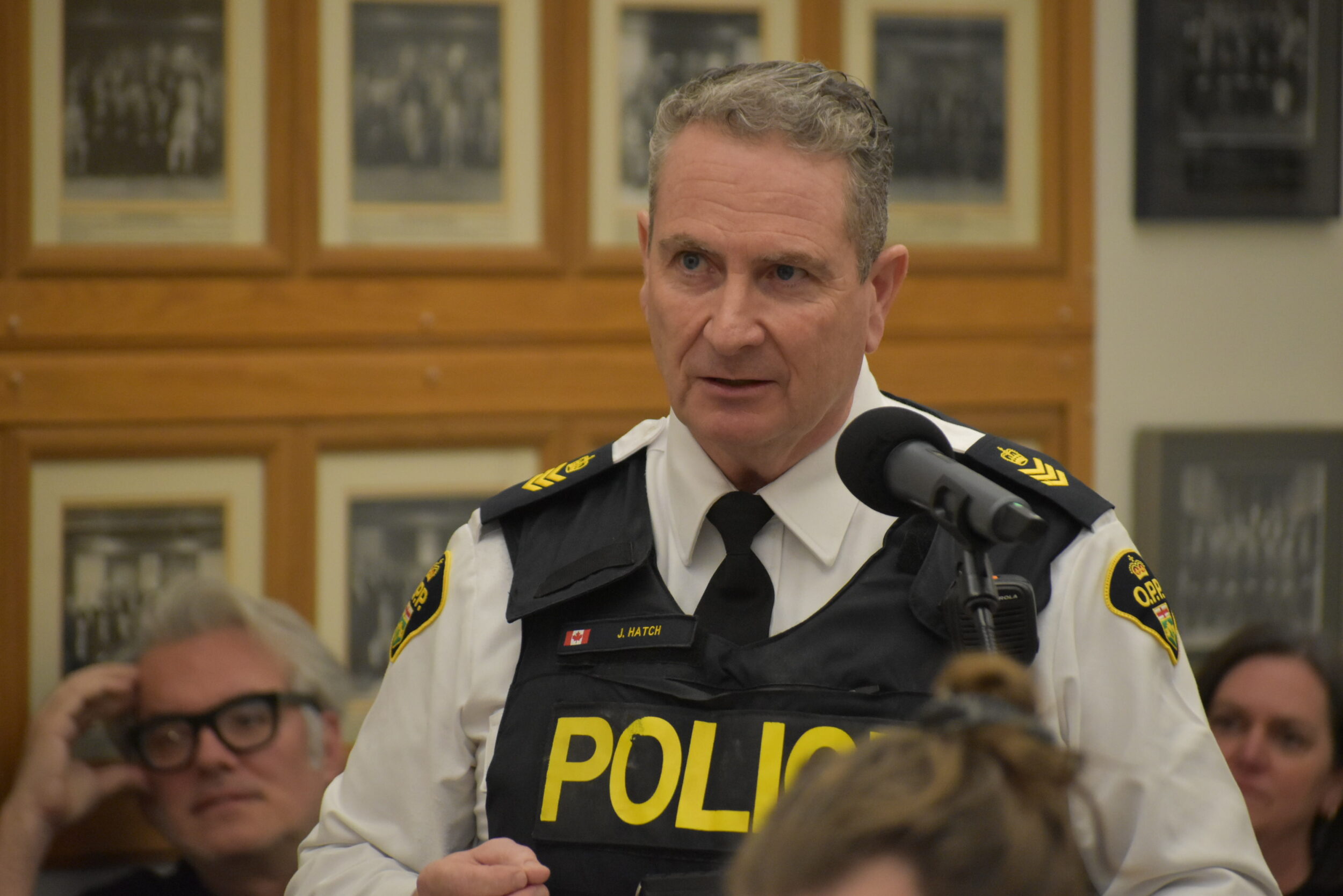 <p>Prince Edward OPP Detachment Commander Staff Sergeant John Hatch. (Jason Parks/Gazette Staff)</p>
