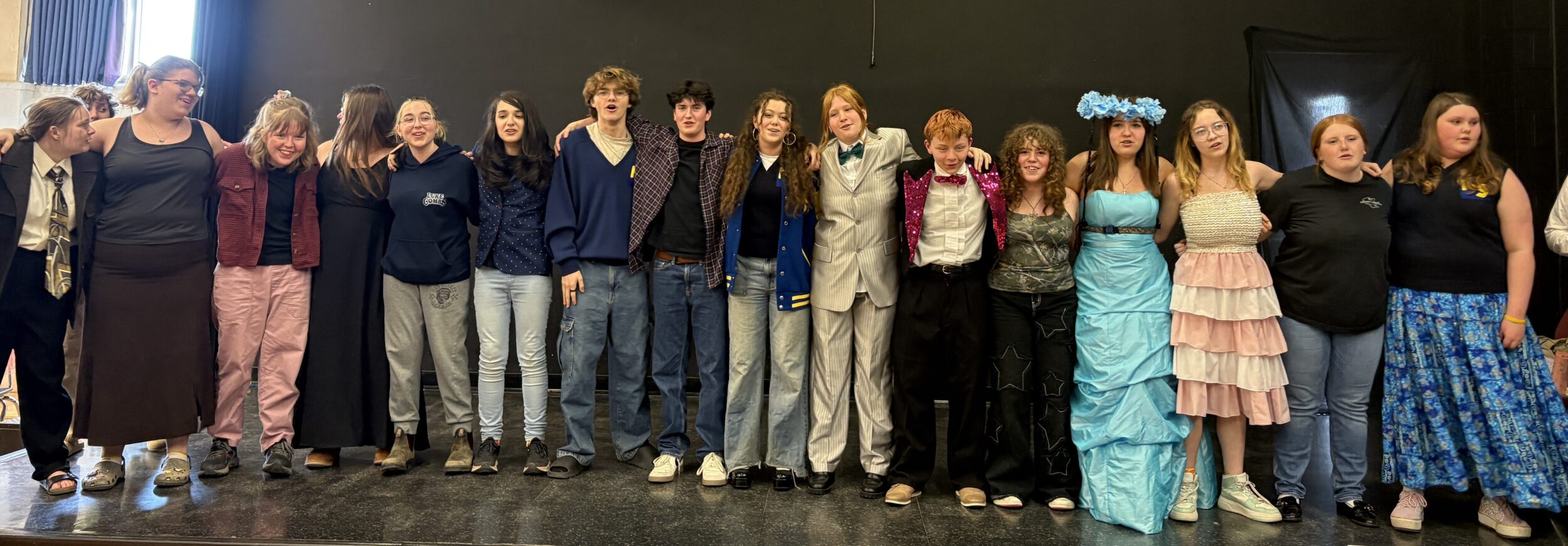 <p>The Cast of Mean Girls at PECI (Photo: Karen Valihora)</p>
