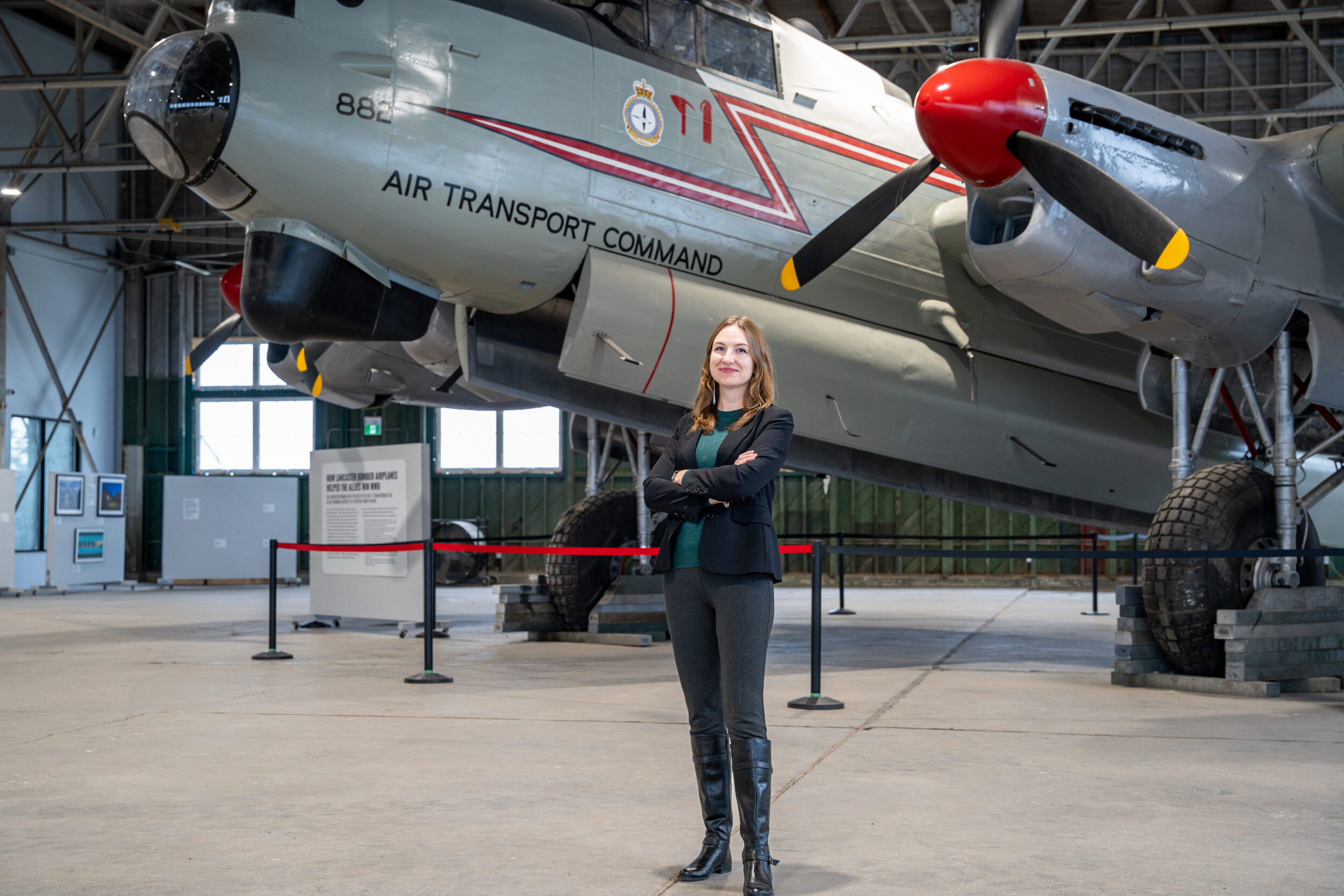 <p>Exhibition Hall curator Madeline Smolarz. (Logan Somers photo)</p>
