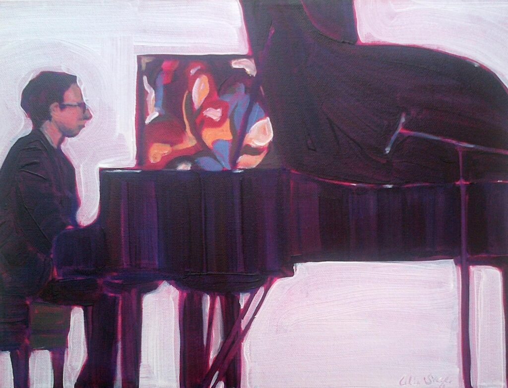 <p>Celia Sage, Arts and Music. Oil on canvas (Photo: Celia Sage)</p>
